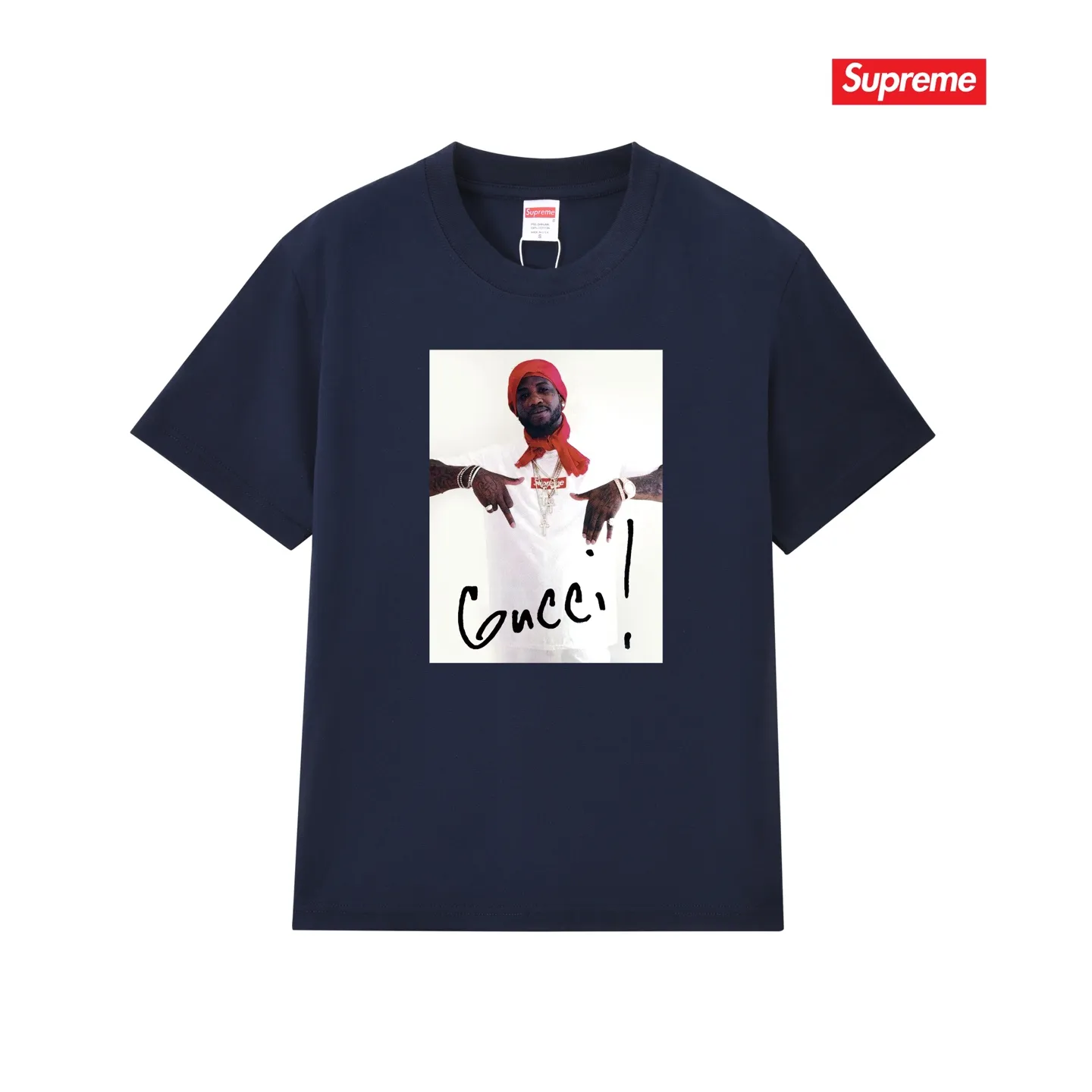S199 P110💰 SUP FW16 Kuci Mane Tee White short-sleeved pure cotton high-end T-shirt with character printing. Loose fit. Made of 260g combed cotton double yarn. All three standards are complete from fabrics to accessories. ZP. Imported Matsui company’s slurry printing will never crack. The whole piece adopts three-needle five-thread technology. The neckline-shoulder seam-sleeve seam is double-lined, which looks more three-dimensional and textured. The same process as the original version, classic version. Feel free to compare zp. The whole piece adopts three-needle five-thread craftsmanship (neckline-shoulder seam-sleeve seam double thread, which looks more three-dimensional and textured). It has the same craftsmanship as the original original, classic version. Color: black, white, light gray, pink, navy. Size: S M L XL XXL