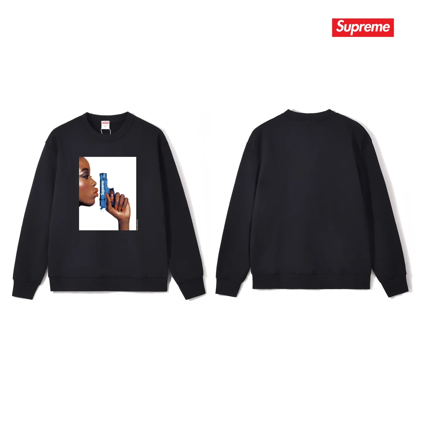 Style No. S1057 #terryp150💰 Velvet 160💰 Supreme SS21 Spiral Tee Spiral Letter Unisex Round Neck Sweatshirt Made of 400g large terry (drop shoulder large version) fabric, soft texture and no pilling Imported environmentally friendly printing glue The pattern is bright and three-dimensional Quality 💥 Unisex The upper body is trendy Color: Black White Gray Size: S M L XL XXL