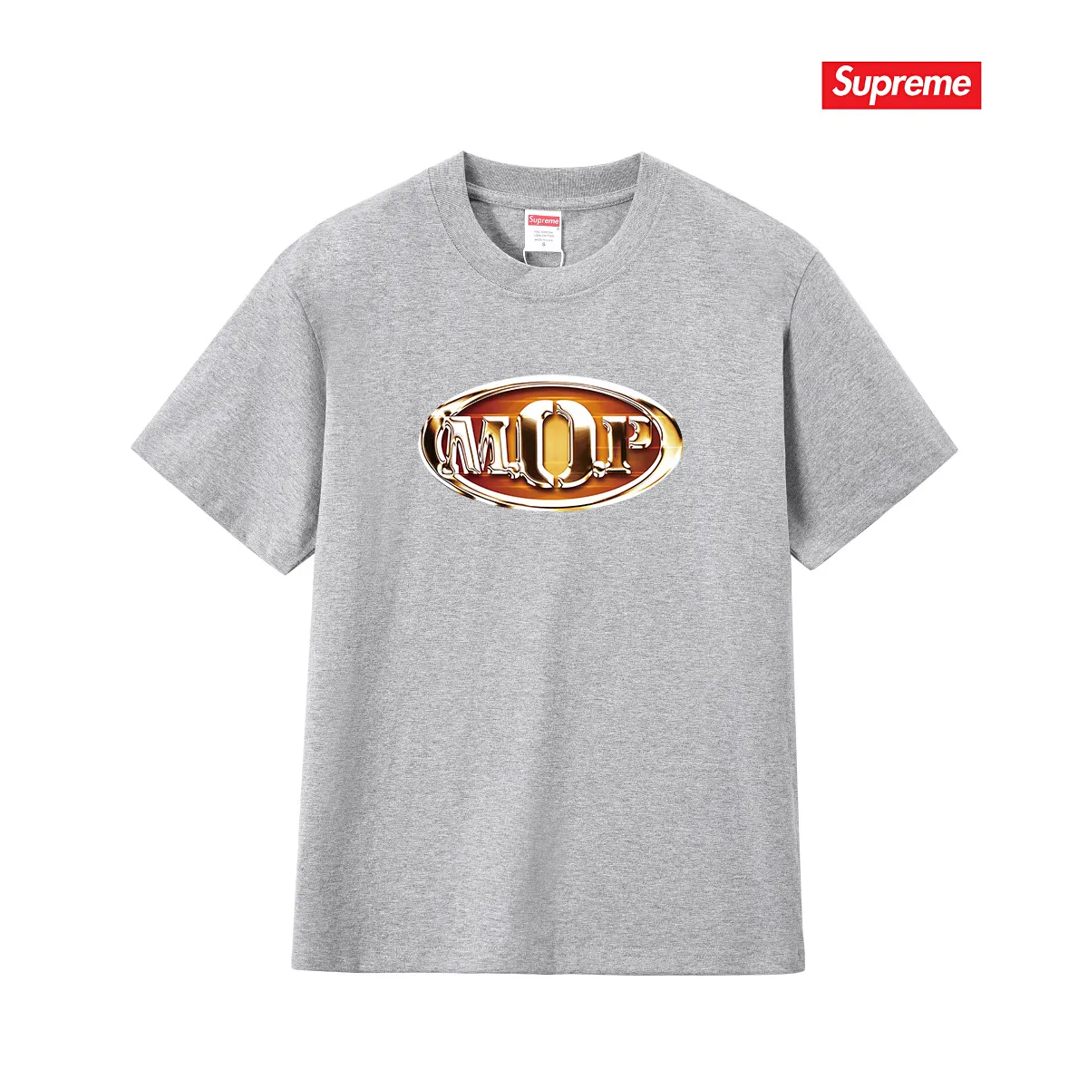 S231 P110💰 Supreme 24FW MOP Hooded rap group co-branded short-sleeved T-shirt. Loose fit. Made of 260g combed cotton double yarn. All three standards are complete from fabric to accessories. ZP. The slurry printing imported from Matsui Company will never crack. The whole piece adopts three-needle and five-thread technology. The neckline-shoulder seam-sleeve seam is double-lined, which looks more three-dimensional and textured.) The same process as the original version, classic version Feel free to compare zp. The whole piece adopts three-needle five-thread craftsmanship (neckline-shoulder seam-sleeve seam double thread, which looks more three-dimensional and textured). It has the same craftsmanship as the original original, classic version. Color: black, white, light gray, pink, navy. Size: S M L XL XXL