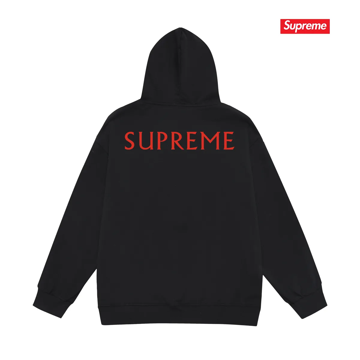 Style number S2143 #terry P160💰 plus fleece P170💰 SUPREME retro niche trendy brand sheep print hooded sweatshirt made of 400g large terry 430g silver fox velvet (off-shoulder large version) fabric, soft texture and no pilling, imported environmentally friendly printing glue, bright and three-dimensional pattern, quality 💥same style for men and women, the upper body is trendy Color: black white gray Size: S M L XL XXL
