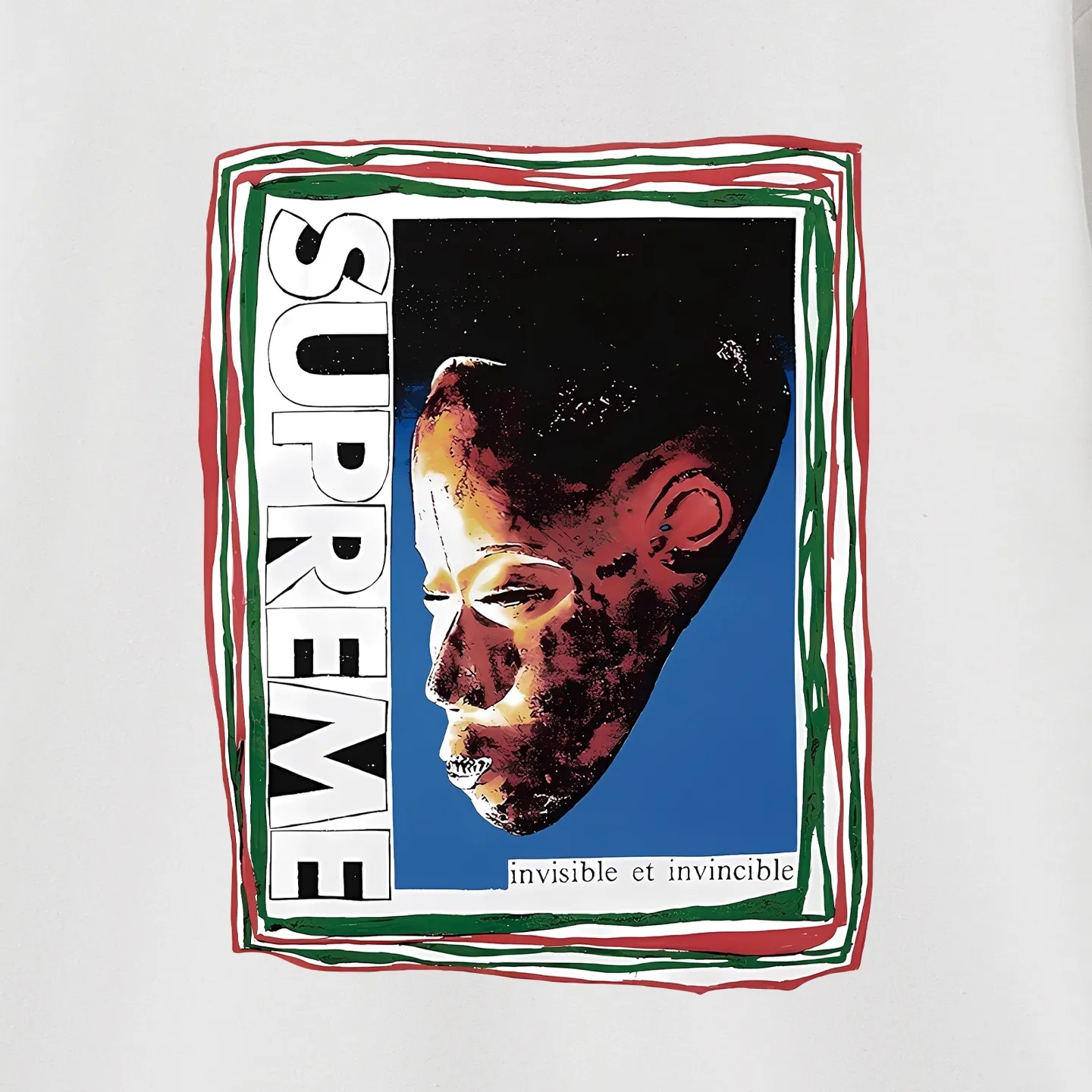 Style No. S1096 #terry p150💰 Velvet 160💰 Supreme SS22 Week 19 Mask Tee letter mask pattern printed round neck sweatshirt Made of 400 grams of large terry (drop shoulder large version) fabric, soft texture and no pilling Imported environmentally friendly printing glue The pattern is bright and three-dimensional Quality💥Same style for men and women The upper body is trendy Color: black white gray Size: S M L XL XXL
