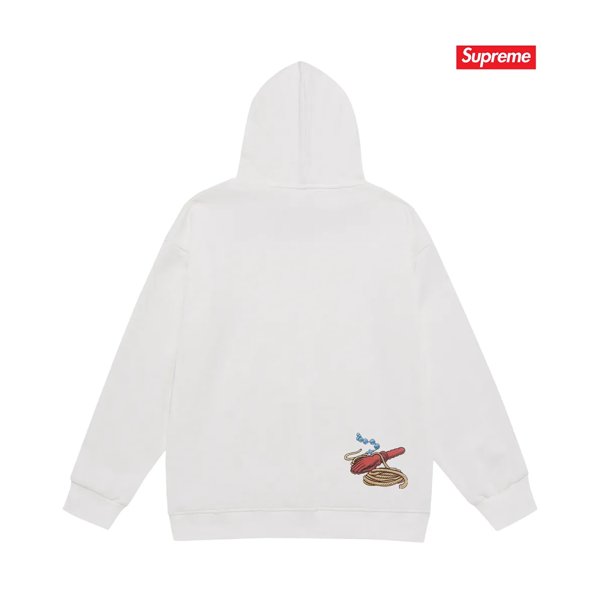 Style No. S2196 #terry P160💰 Velvet P170💰 Supreme American fashion brand hooded sweatshirt. Made of 400g large terry 430g silver fox velvet (drop shoulder large version) fabric. The texture is soft and non-pilling. Imported environmentally friendly printing glue. The pattern is bright and three-dimensional. The quality is the same for men and women. The upper body is trendy. Color: black white gray Size: S M L XL XXL
