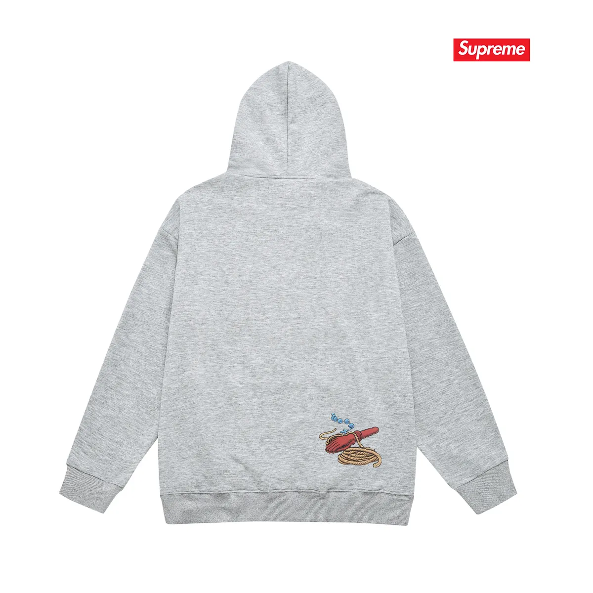 Style No. S2196 #terry P160💰 Velvet P170💰 Supreme American fashion brand hooded sweatshirt. Made of 400g large terry 430g silver fox velvet (drop shoulder large version) fabric. The texture is soft and non-pilling. Imported environmentally friendly printing glue. The pattern is bright and three-dimensional. The quality is the same for men and women. The upper body is trendy. Color: black white gray Size: S M L XL XXL