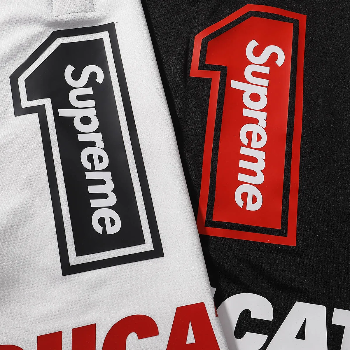 P170 Supreme Ducati Soccer Jersey Ducati joint jersey short-sleeved Size S M L XL Length 71-73-75-77 Bust 56-58-60-62