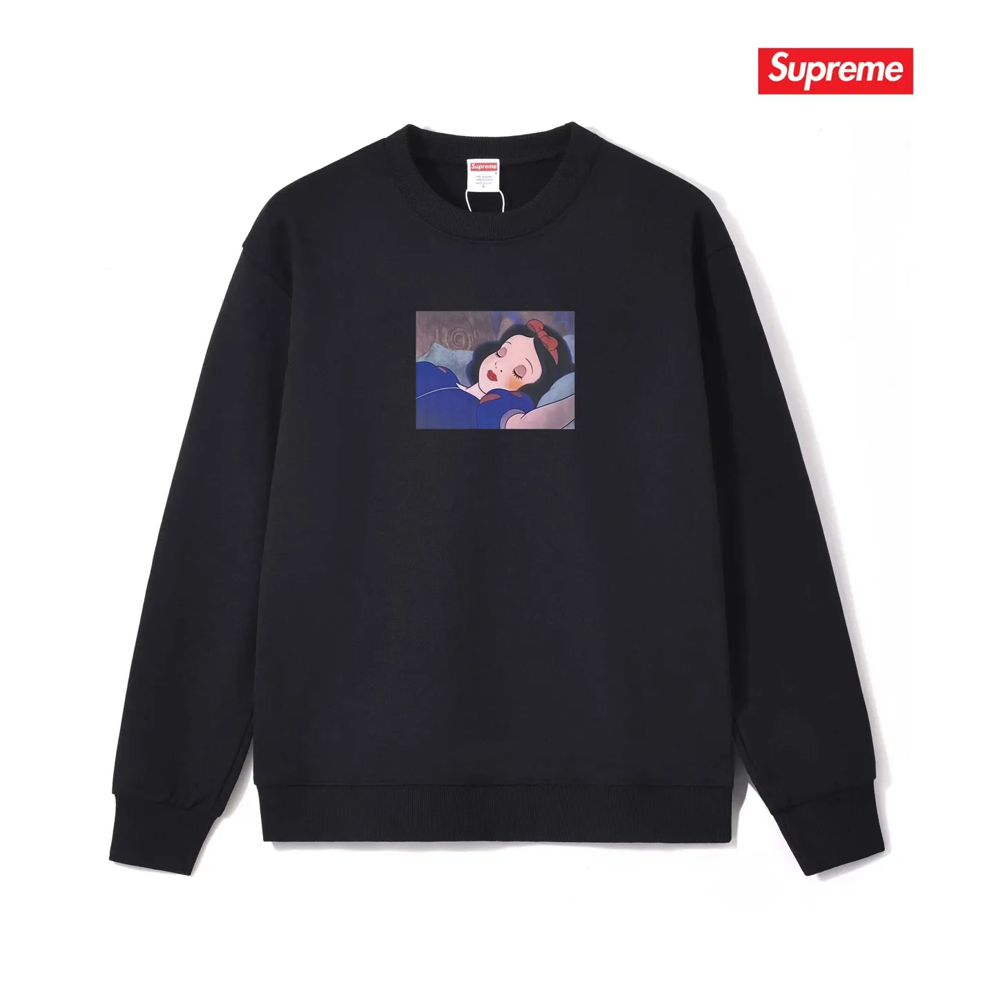 Style No. S1169 #terry p150💰 Plush 160💰 Sup Portrait letters printed round neck sweatshirt Made of 400g large terry (drop shoulder large version) fabric, soft texture and no pilling Imported environmentally friendly printing glue The pattern is bright and three-dimensional Quality 💥Same style for men and women The upper body is trendy Color: black white gray Size: S M L XL XXL