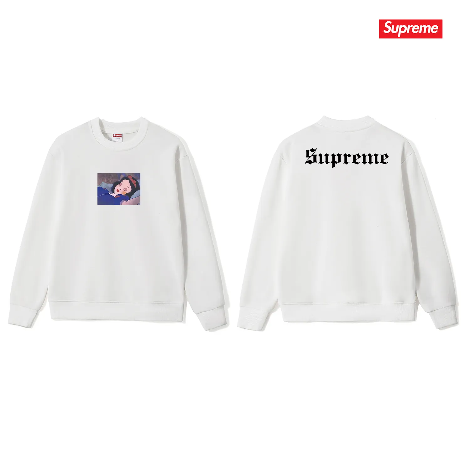 Style No. S1169 #terry p150💰 Plush 160💰 Sup Portrait letters printed round neck sweatshirt Made of 400g large terry (drop shoulder large version) fabric, soft texture and no pilling Imported environmentally friendly printing glue The pattern is bright and three-dimensional Quality 💥Same style for men and women The upper body is trendy Color: black white gray Size: S M L XL XXL