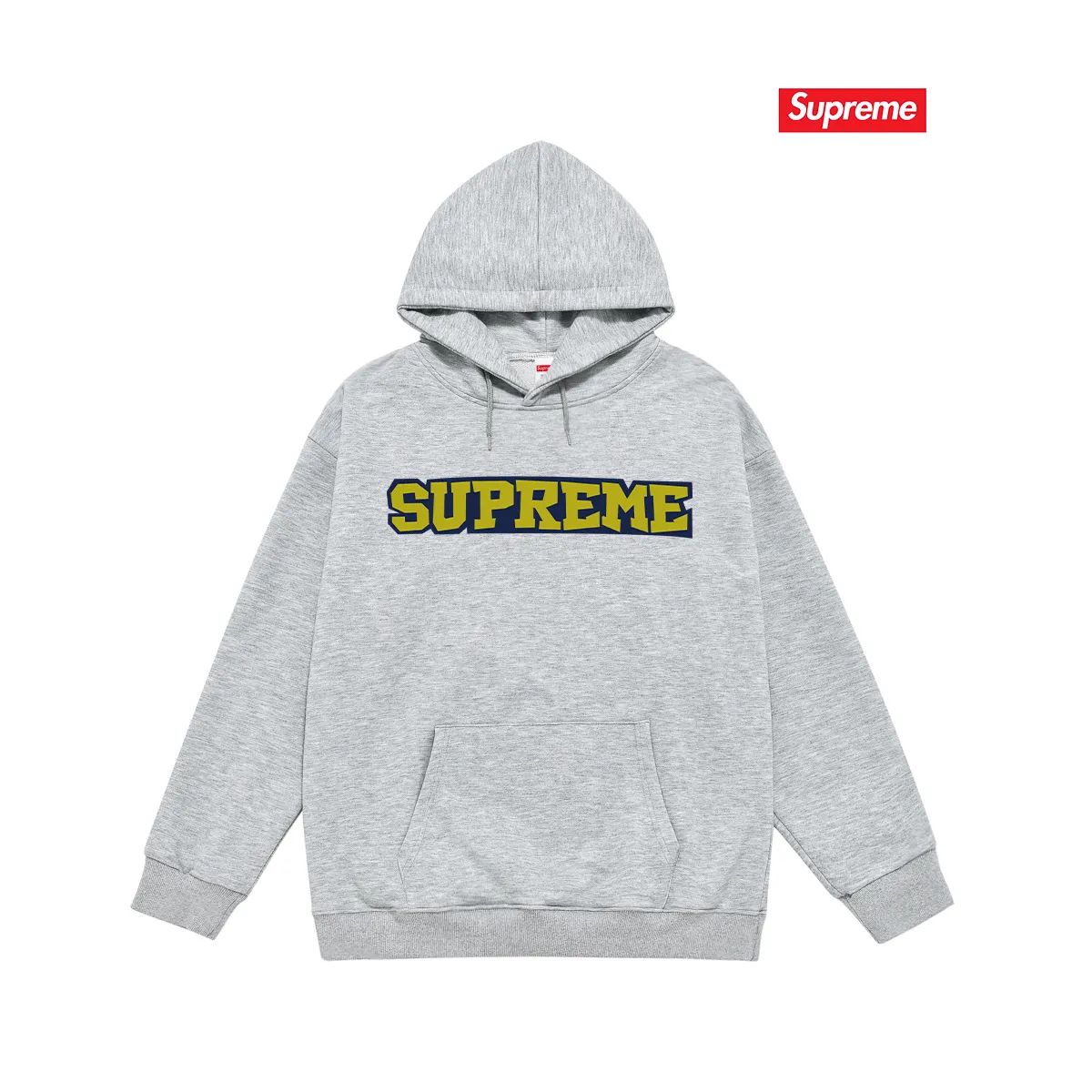 Style No. S2230 #terry P160💰 Velvet P170💰 Supreme 25SS Satin Applique S/S Top printed LOGO hooded sweatshirt Made of 400g large terry 430g silver fox velvet (drop shoulder large version) fabric, soft texture and no pilling Imported environmentally friendly printing glue The pattern is bright and three-dimensional Quality 💥Same style for men and women The upper body is trendy Color: black white gray Size: S M L XL XXL