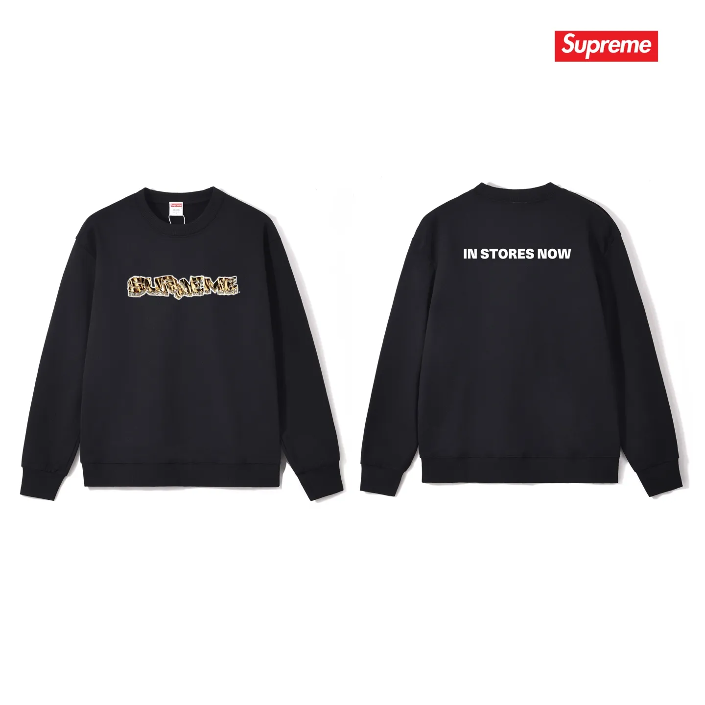 Style No. S1239 #terryp150💰 Velvet 160💰 Supreme Week 18 Diamond Tee Diamond Logo round neck sweatshirt Made of 400g large terry (drop shoulder large version) fabric, soft texture and no pilling Imported environmentally friendly printing glue The pattern is bright and three-dimensional Quality💥Same style for men and women The upper body is trendy Color: black white gray Size: S M L XL XXL