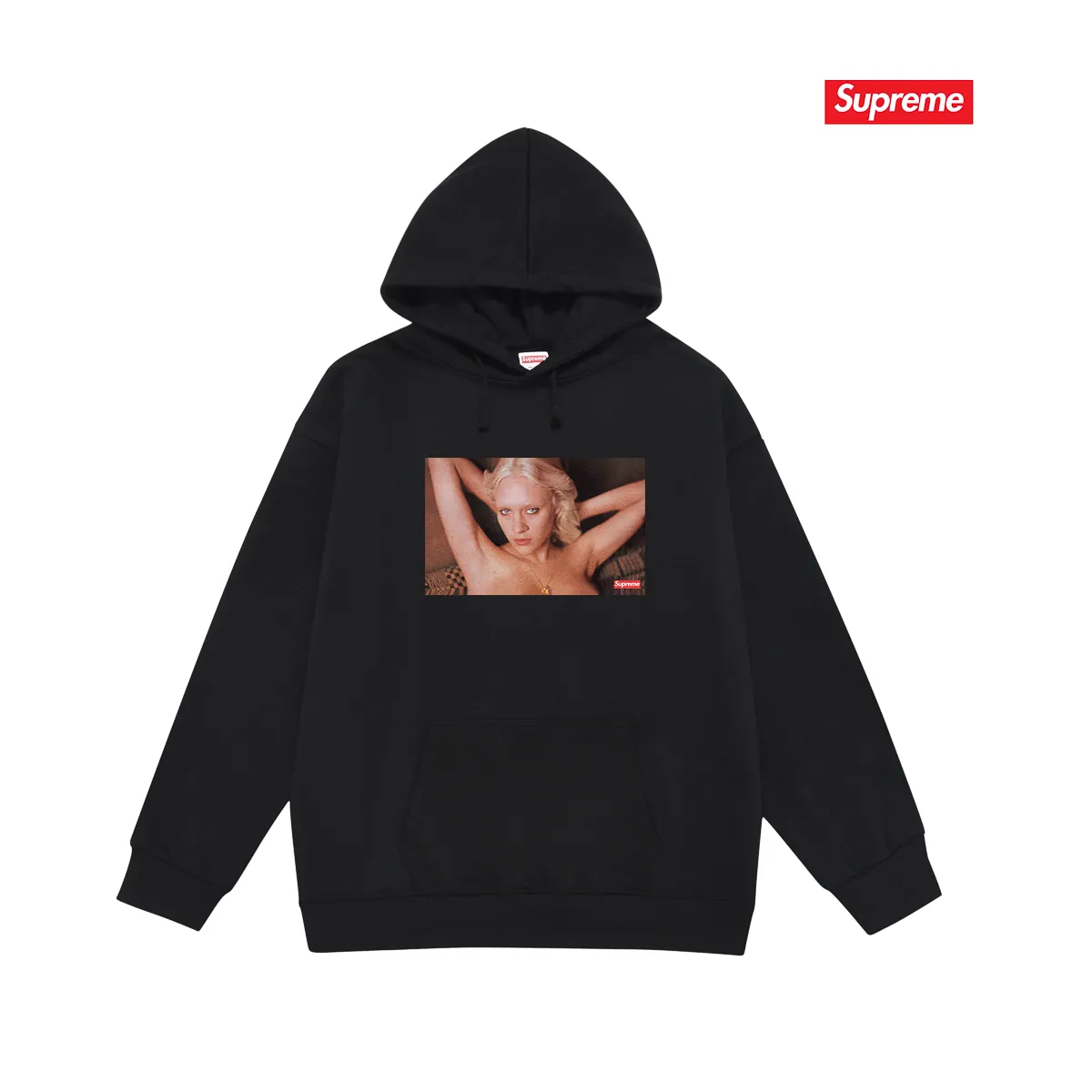 Style No. S2055 #terry P160💰 Velvet P170💰 Supreme SS22 Week 10 Gummo Dot Tee Strange Boy Blonde Character Character Print Hooded Sweatshirt Made of 400g large terry 430g silver fox velvet (drop shoulder large version) fabric, soft texture and no pilling, imported environmentally friendly printing glue, bright and three-dimensional pattern, quality 💥Same style for men and women, the upper body is trendy Color: Black White Gray Size: S M L XL XXL