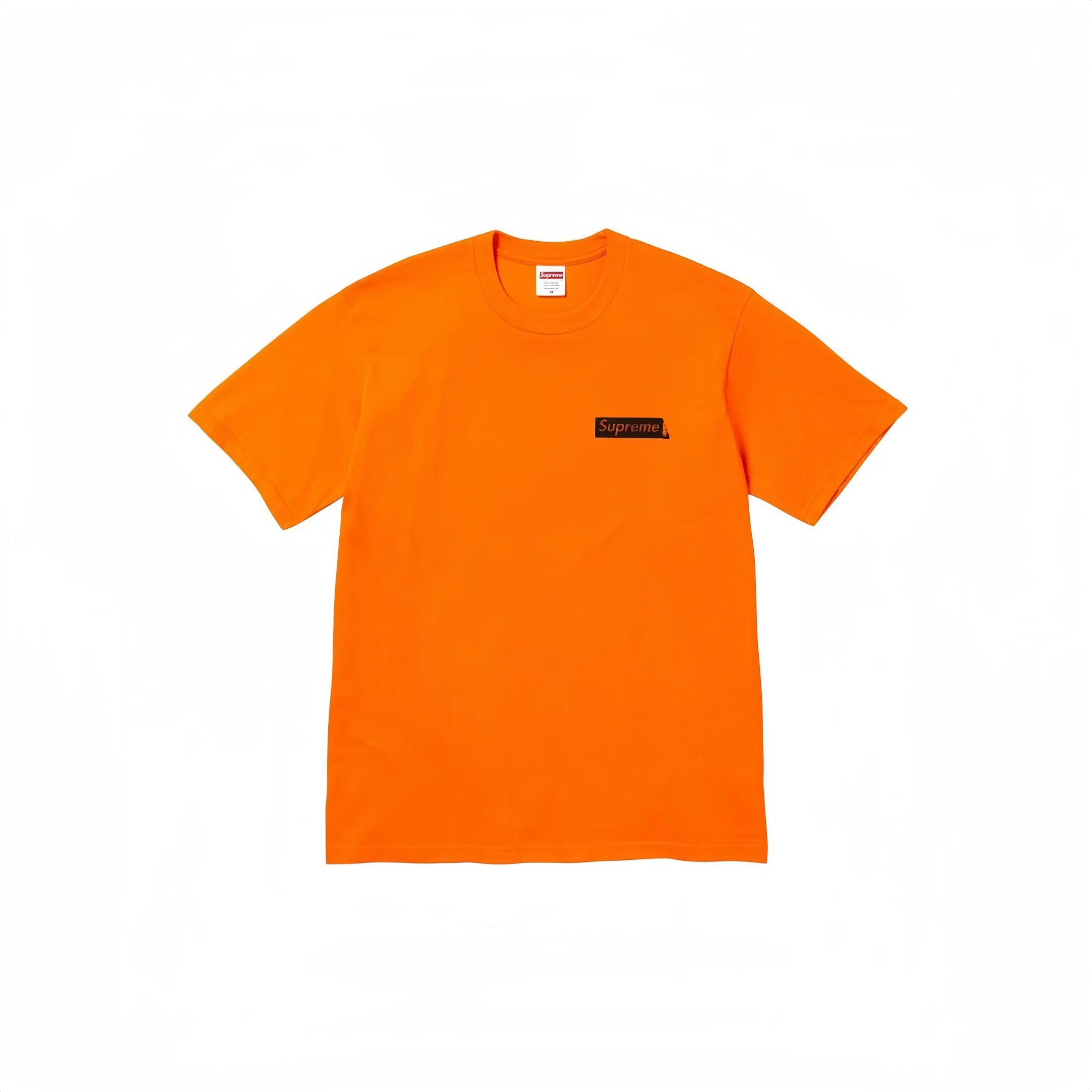 S70 P110💰 Supreme FW23 WEEK7 STATIC TEE casual round neck short-sleeved T-shirt with letter printing. Made of 260g combed cotton double yarn for both men and women. All three standards are complete from fabrics to accessories to ZP. The slurry printing imported from Matsui Company will never crack. The whole piece adopts three-needle five-thread technology. The neckline-shoulder seam-sleeve seam is double-lined, which looks more three-dimensional and textured. The same process as the original version, classic version Feel free to compare zp. The whole piece adopts three-needle five-thread craftsmanship. The neckline-shoulder seam-sleeve seam is double-threaded, which looks more three-dimensional and textured.) It has the same craftsmanship as the original original, classic version. Color: Zong Orange Black White Size: S M L XL XXL