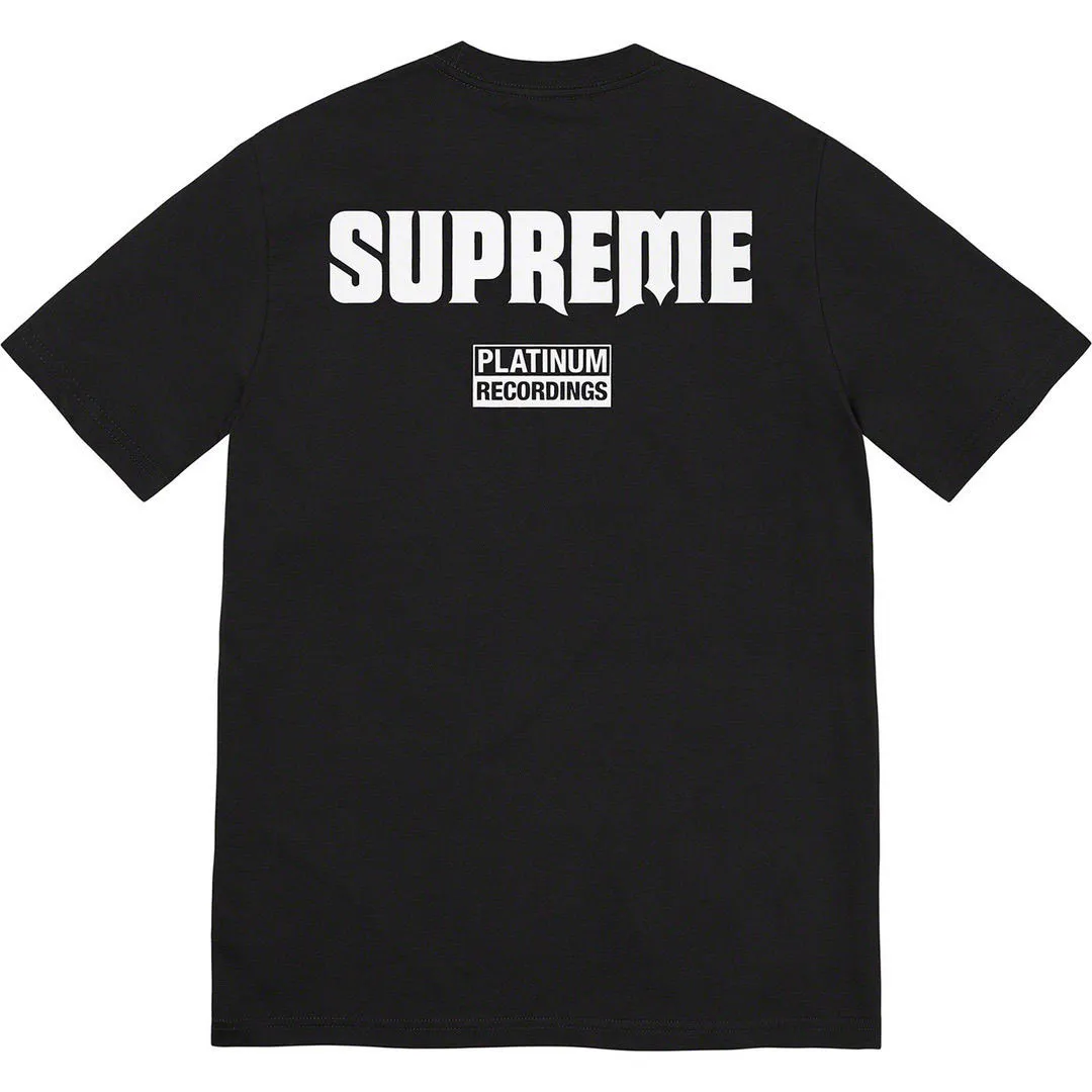 S139 P110💰 American trendy 22SS Still Talking Tee with logo on the back, short-sleeved T-shirt with letter print, American style, loose fit. Made of 260g combed cotton double yarn. All three standards are complete from fabric to accessories. ZP. Imported Matsui Company slurry printing will never crack. The whole piece adopts three-needle five-thread technology. The neckline-shoulder seam-sleeve seam is double-lined, which looks more three-dimensional and textured.) The same process as the original version, classic version Feel free to compare zp. The whole piece adopts three-needle five-thread craftsmanship. The neckline-shoulder seam-sleeve seam is double-threaded, which looks more three-dimensional and textured.) It has the same craftsmanship as the original original, classic version. Color: Black White Size: S M L XL XXL