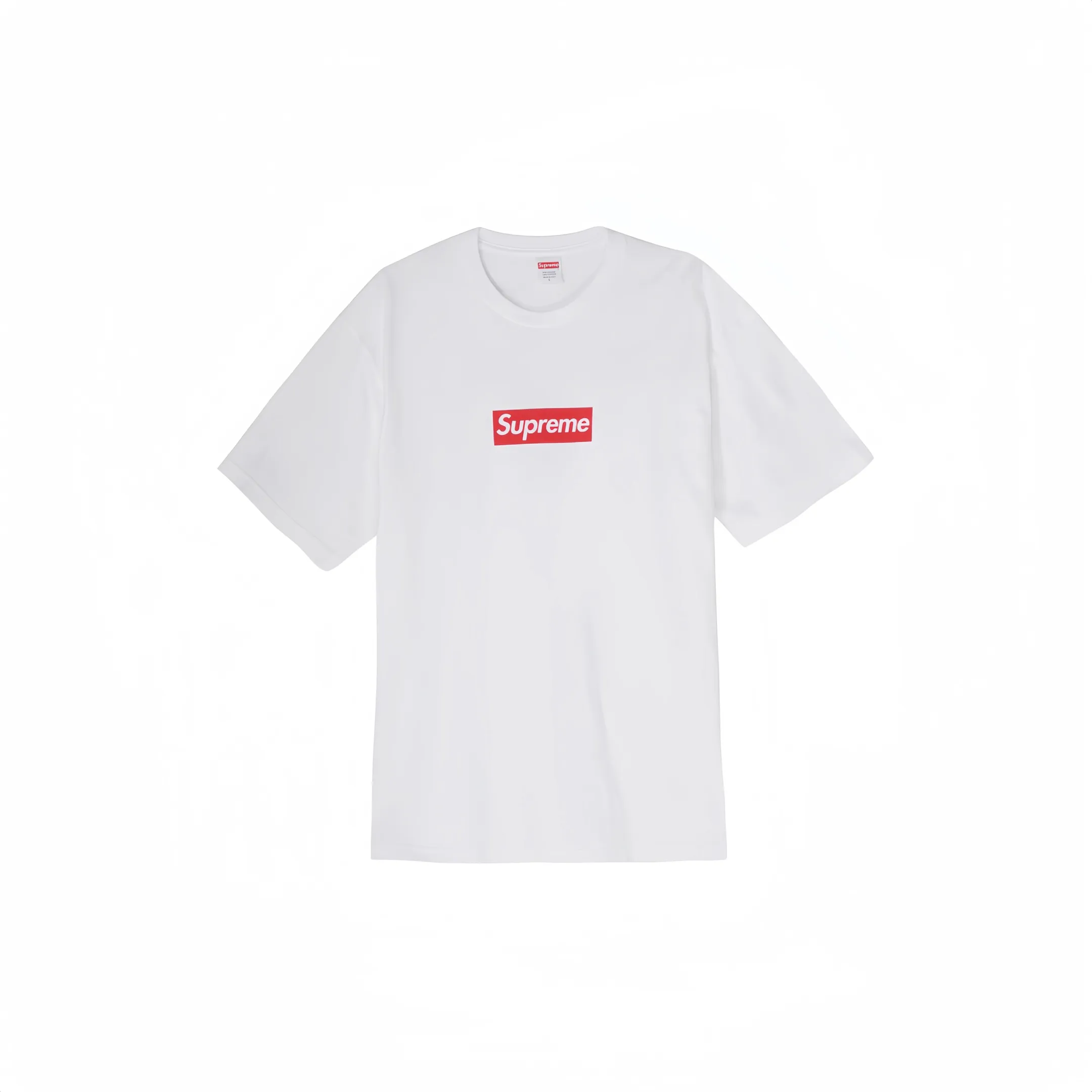 #S30 P110💰 Supreme SS23 Spring and Summer Series Week 1 West Hollywood Box Logo Tee Los Angeles new store limited Box logo short-sleeved T-shirt is made of 260 grams of combed cotton double yarn. From fabrics to accessories, all three standards are complete and follow ZP. Imported Matsui company's slurry printing will never crack. The whole piece is made of three-needle five-thread technology. The neckline-shoulder seam-sleeve seam is double-lined, which looks more three-dimensional and textured.) The same process as the authentic original, classic version Feel free to compare zp. The whole piece adopts three-needle five-thread craftsmanship. The neckline-shoulder seam-sleeve seam is double-threaded, which looks more three-dimensional and textured.) It has the same craftsmanship as the original original, classic version. Color: White Size: S M L XL XXL