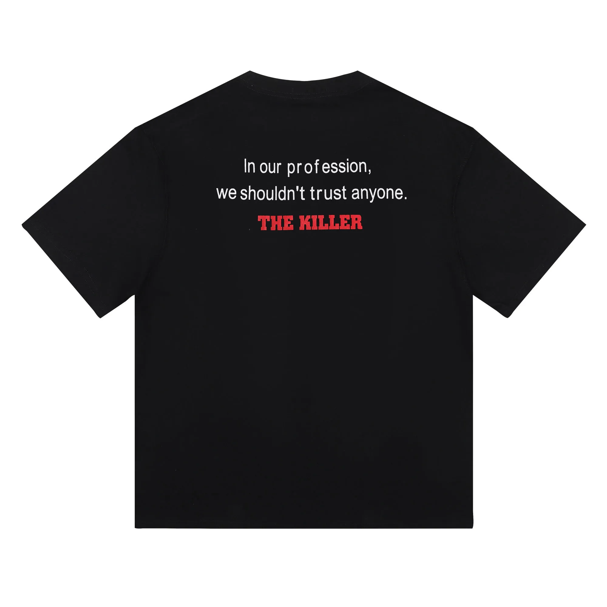 P140 supreme Chow Yun-fat's Bloody Heroes White Black SMLXL Size Shoulder Width Bust Length S 52 56 70 M 54 58 72 L 56 60 74 XL 58 62 76