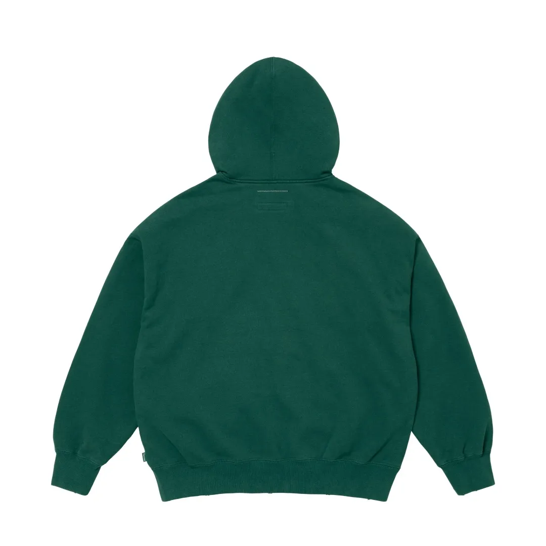 🅿️520 S262 top version Supreme 24ss MM6 Margiela joint skull and will-o'-the-wisp zipper hoodie ZP test custom weaving and dyeing pure cotton 460G fleece main fabric garment destruction treatment Printing uses thermoset ink printing, also known as plastic ink, or self-adhesive ink. Its ingredients are: mainly composed of polyvinyl chloride (PVC) and phthalates. PVC and phthalates, color fixing agents, stabilizers, and thickeners are mixed to form thermoset ink. It is not the digital direct printing advertised on the market. The printing texture of thermoset ink is unachievable by digital direct printing. Customized ZP co-branding YKK zipper/main label/wash label/tag/packaging bag (equipped with extra-large thickened handbag) There is a probability of passing the inspection version, and the original packaging picture has a high probability of passing Size: S-XL