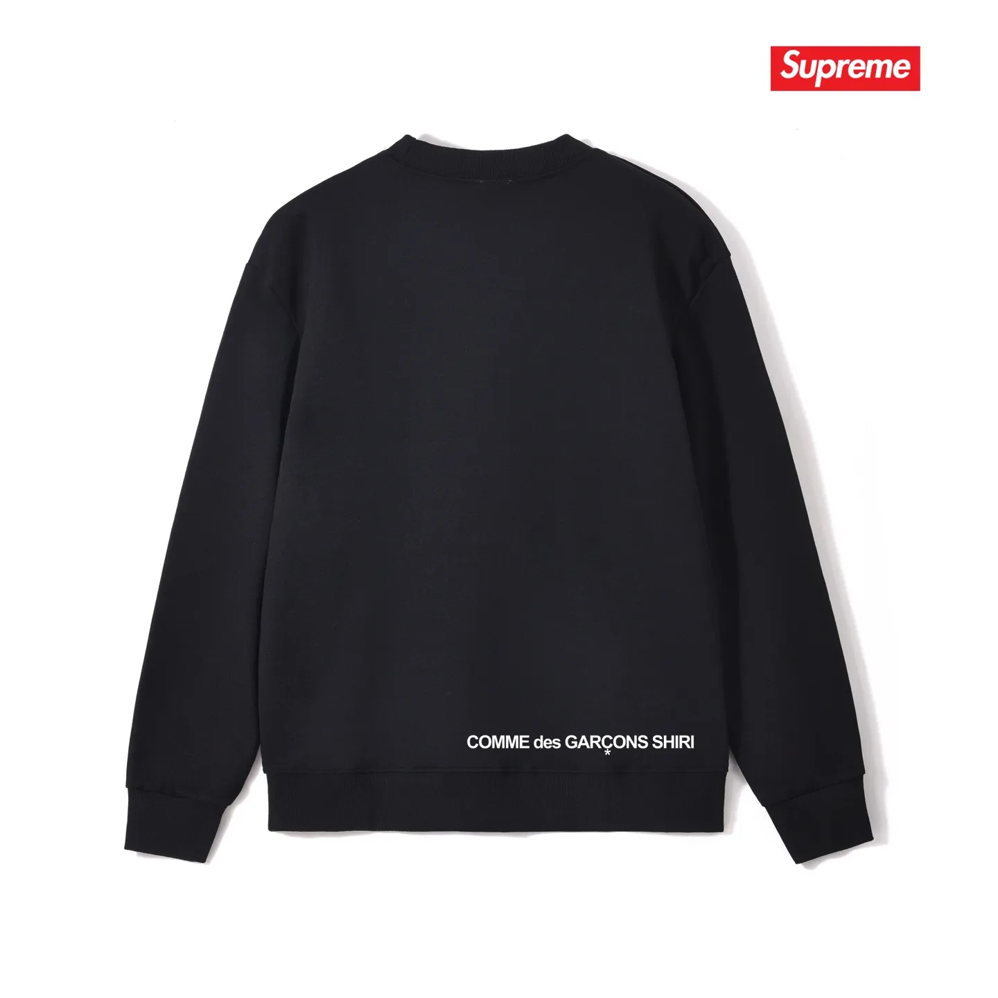 Style No. S1220 #terryp150💰 Plush 160💰 Sup co-branded limited edition chest asymmetrical box print men's and women's round neck sweatshirt. Made of 400 grams of large terry (drop shoulder large version) fabric. The texture is soft and non-pilling. Imported environmentally friendly printing glue. The pattern is bright and three-dimensional. The quality is the same for men and women. The upper body is trendy. Color: black white gray Size: S M L XL XXL