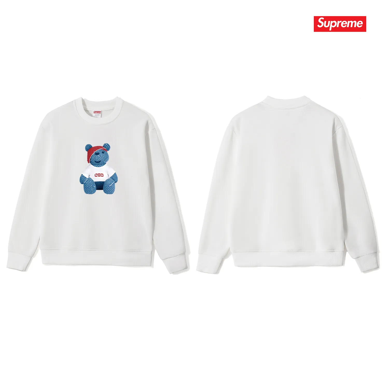 Style No. S1197 #terryp150💰Fleece 160💰Supreme’s new short-sleeved colorful letter cupid cat round neck sweatshirt Made of 400 grams of large terry (drop shoulder large version) fabric, soft texture and no pilling Imported environmentally friendly printing glue The pattern is bright and three-dimensional Quality💥Same style for men and women The upper body is trendy Color: black white gray Size: S M L XL XXL