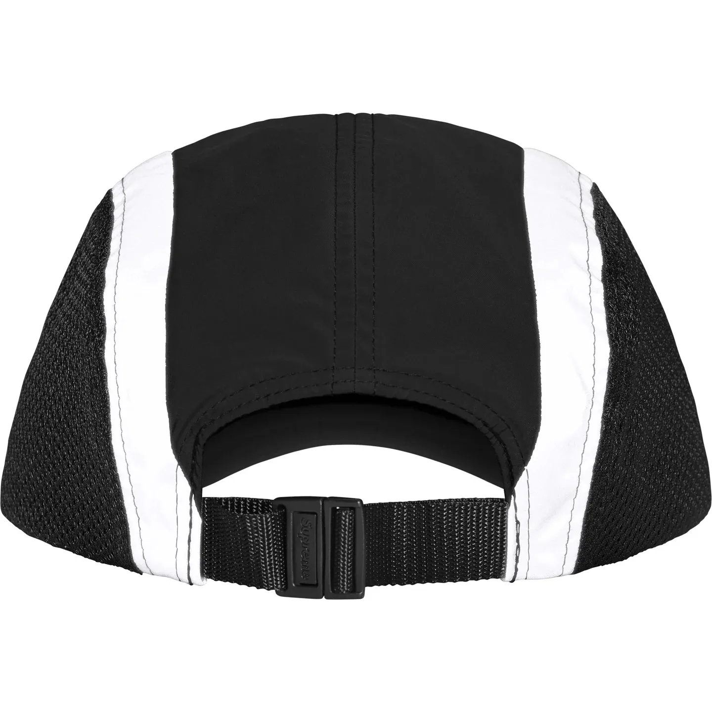 N110💰p150 Sup Side Mesh Camp Cap46M Reflective Side Mesh Baseball Cap Peaked Cap Black Apricot Red Blue