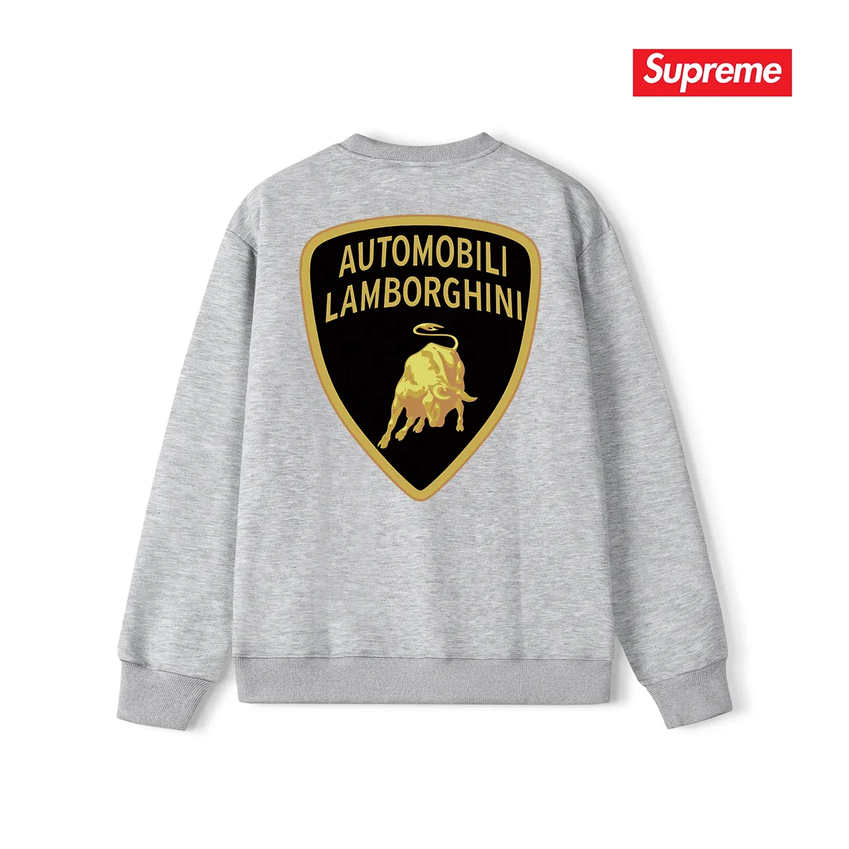 Style No. S1120 #terry p150💰 Plush 160💰 Supreme Lamborghini co-branded round-neck sweatshirt Made of 400 grams of large terry (drop shoulder large version) fabric, soft texture and no pilling Imported environmentally friendly printing glue The pattern is bright and three-dimensional Quality💥Same style for men and women The upper body is trendy Color: black white gray Size: S M L XL XXL