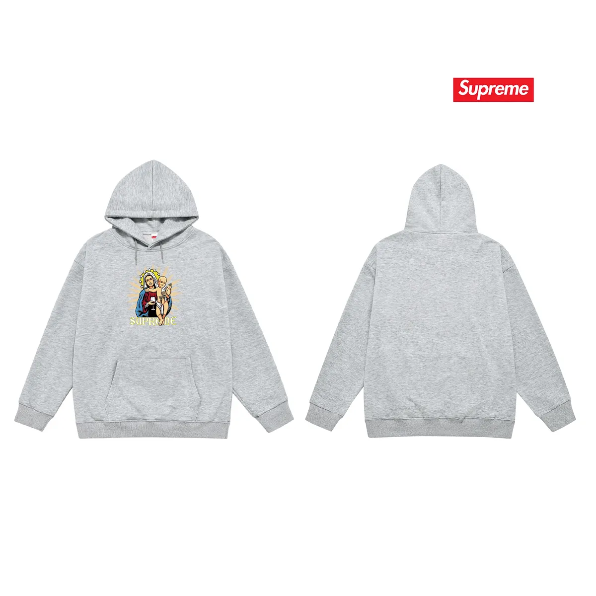 Style No. S2176 #terry P160💰 Velvet P170💰 Sup style FW24 T-shirt series WEEK8 chest print hooded sweatshirt Made of 400g large terry 430g silver fox velvet (drop shoulder large version) fabric, soft texture and no pilling Imported environmentally friendly printing glue The pattern is bright and three-dimensional Quality 💥Same style for men and women The upper body is trendy Color: black white gray Size: S M L XL XXL