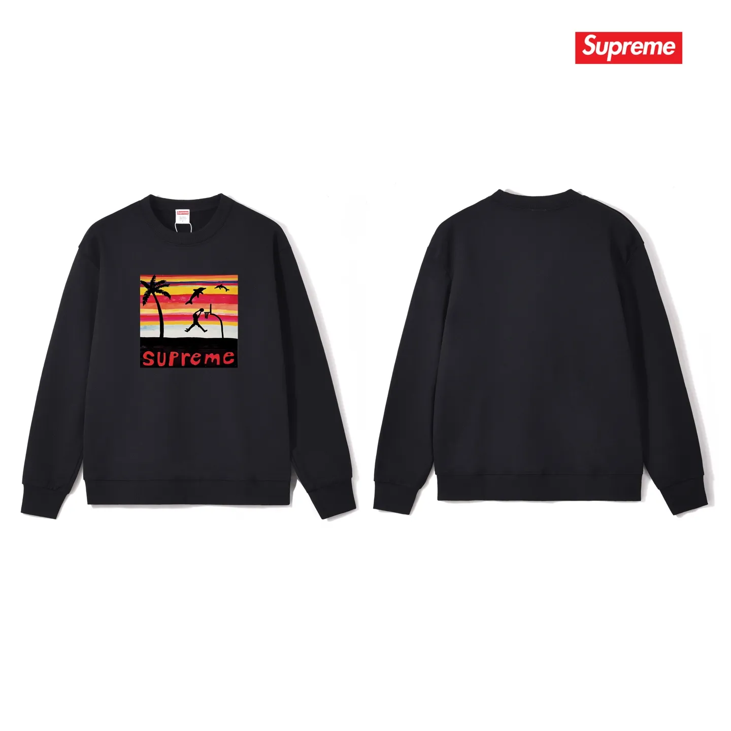 Style No. S1058 #terry p150💰 Velvet 160💰 Supreme SS21 Spiral Tee Unisex Round Neck Sweater Made of 400g large terry (drop shoulder large version) fabric, soft and non-pilling. Imported environmentally friendly printing glue. Bright and three-dimensional pattern. Quality💥 Unisex. The upper body is trendy. Color: Black White Gray Size: S M L XL XXL