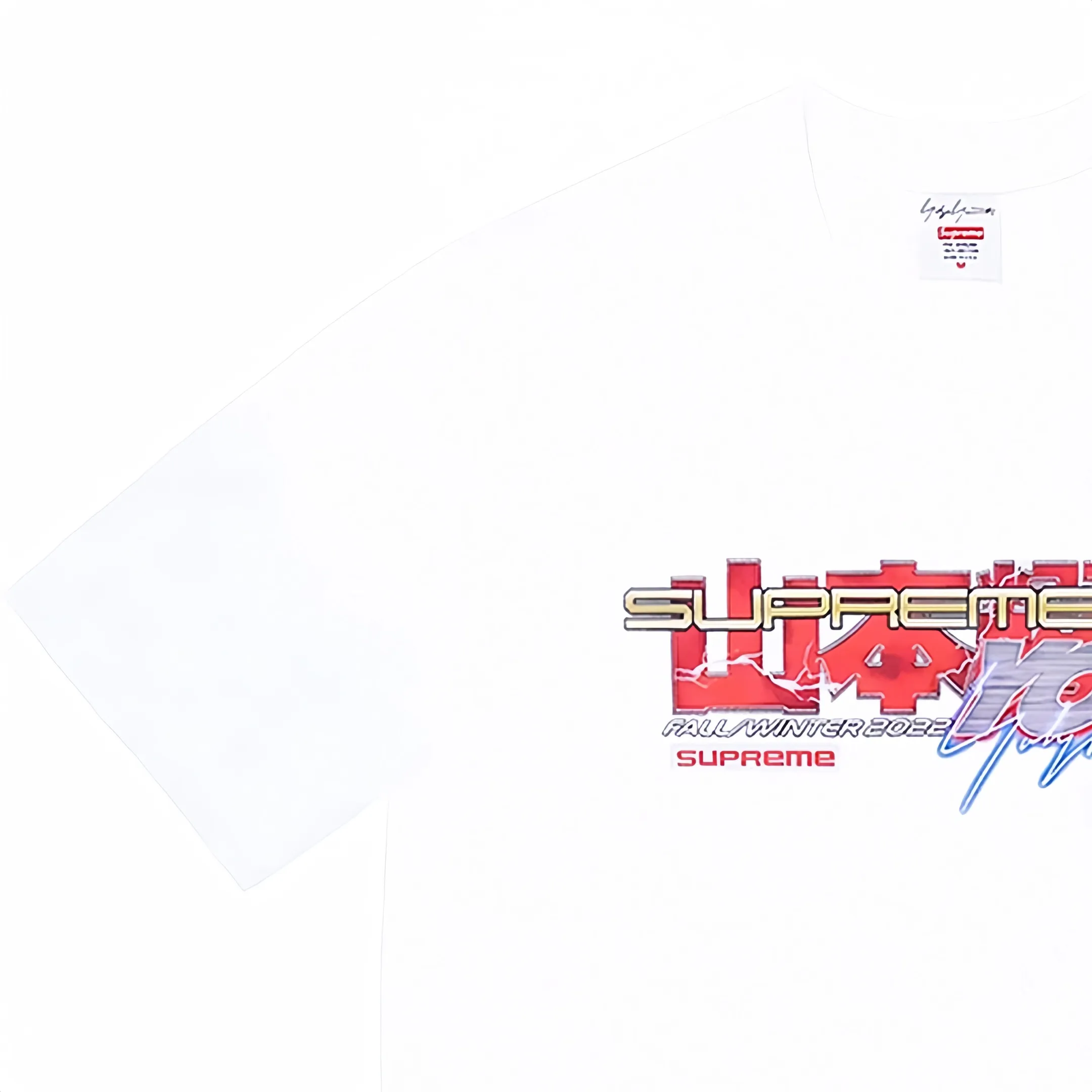 #S09 P110💰 Supreme x Yohji Yamamoto/Yohji Yamamoto joint model Supreme clothing series Yohji Yamamoto joint series FW22 Week 4 Tekken™ Tee letter printed round neck pullover short-sleeved T-shirt, same style for men and women, made of 260g combed cotton double yarn, from fabrics to accessories, all three standards are complete and follow the ZP imported Matsui Company pulp printing will never crack The whole piece is made with three-needle and five-thread craftsmanship. The collar-shoulder seam-sleeve seams are double-threaded, making it look more three-dimensional and textured. The craftsmanship is the same as that of the authentic original version. It has a classic version. Feel free to compare zp. The whole piece is made of three-needle five-thread craft. The neckline-shoulder seam-sleeve seam is double-threaded, which looks more three-dimensional and textured. The craftsmanship is the same as that of the authentic original version. It has a classic style. Color: Black and White Size: S M L XL XXL