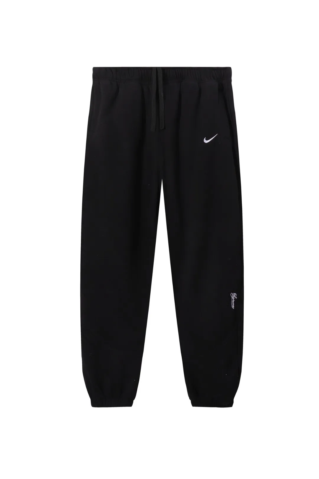 P180 sup co-branded nik embroidered letter trousers black gray size chart size S M L
