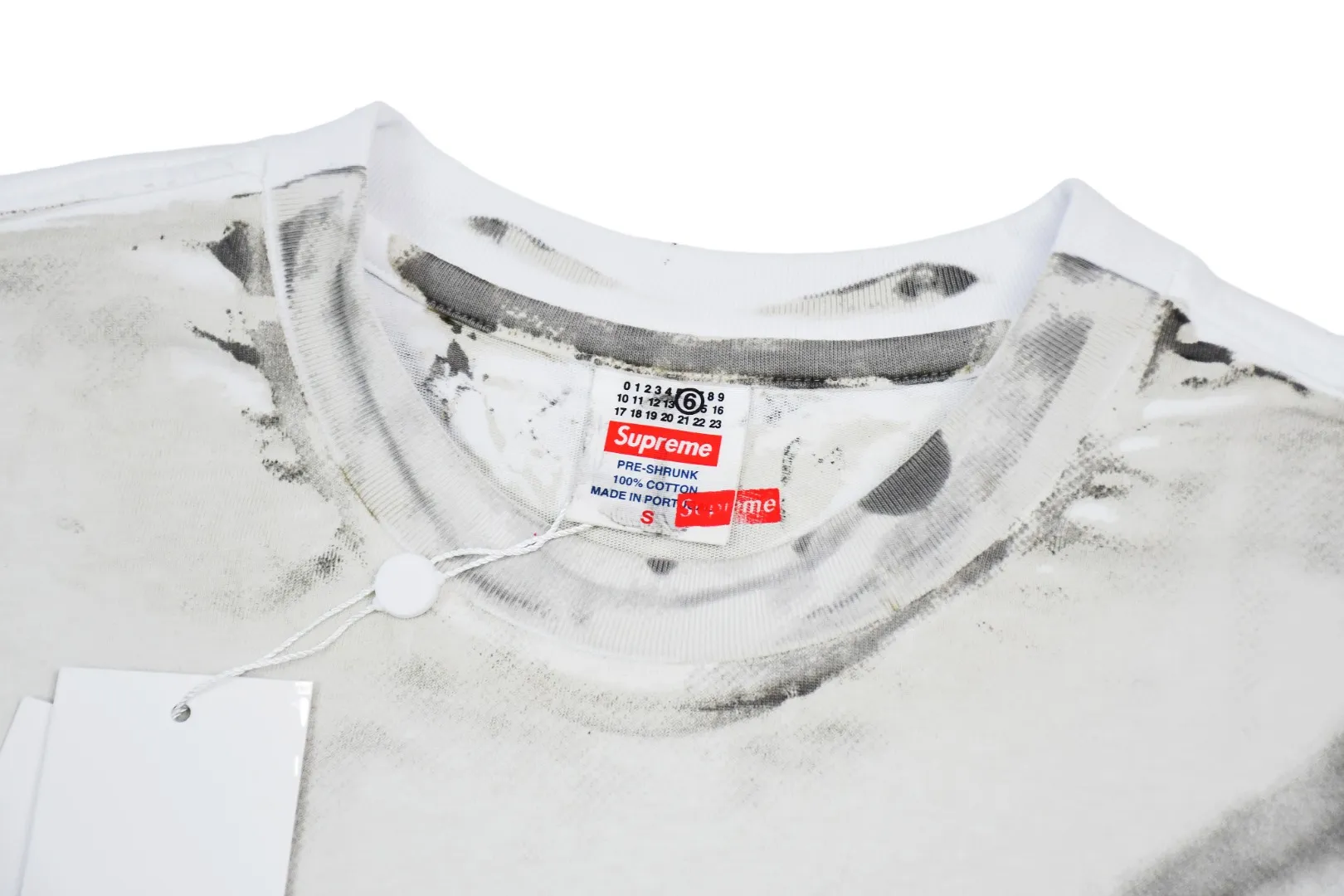🅿️220 S159 top version Supreme 24ss Customized full set of co-branded accessories Collar label/washable watch/elevator Size: S-XL