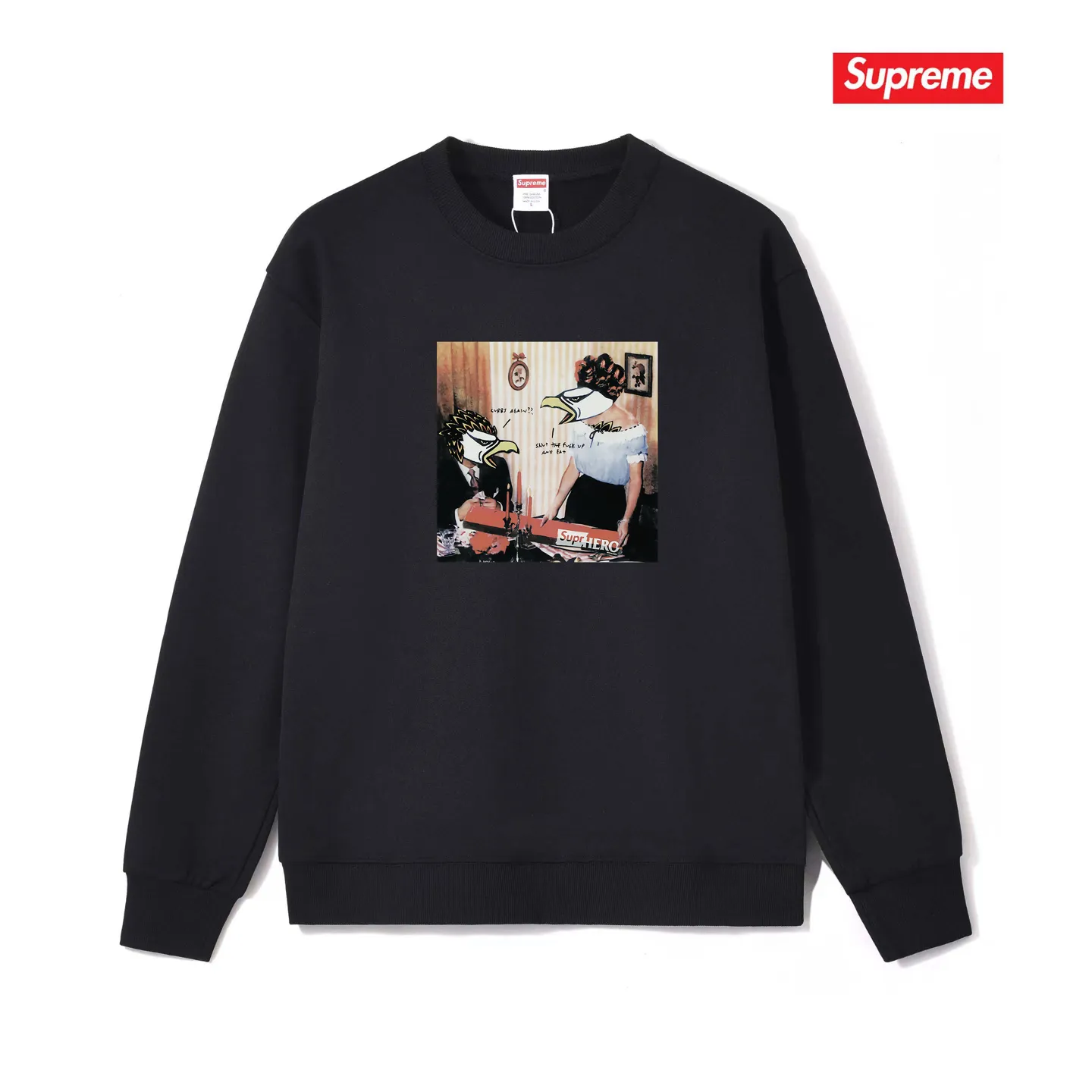 Style No. S1024 #terry p150💰 Velvet 160💰 Supreme SS22 Week 8 Top Shotta Tee letter printed round neck sweatshirt Made of 400g large terry (drop shoulder large version) fabric, soft texture and no pilling Imported environmentally friendly printing glue The pattern is bright and three-dimensional Quality💥Same style for men and women The upper body is trendy Color: black white gray Size: S M L XL XXL