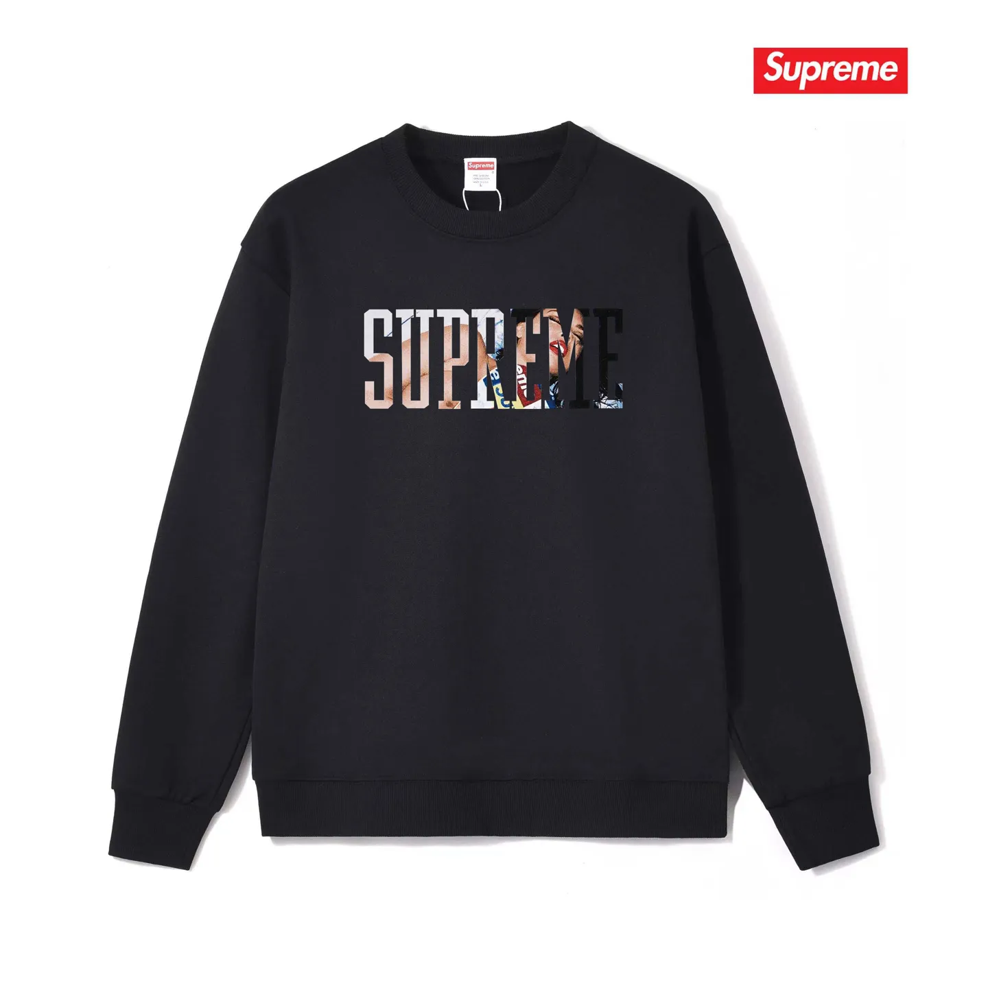 Style No. S1088 #terry p150💰 Velvet 160💰 Supreme FW24 WEEK1 Tera Patrick Tee Classic cotton printed round neck sweatshirt Made of 400 grams of large terry (drop shoulder large version) fabric, soft texture and no pilling Imported environmentally friendly printing glue The pattern is bright and three-dimensional Quality 💥Same style for men and women The upper body is trendy Color: black white gray Size: S M L XL XXL
