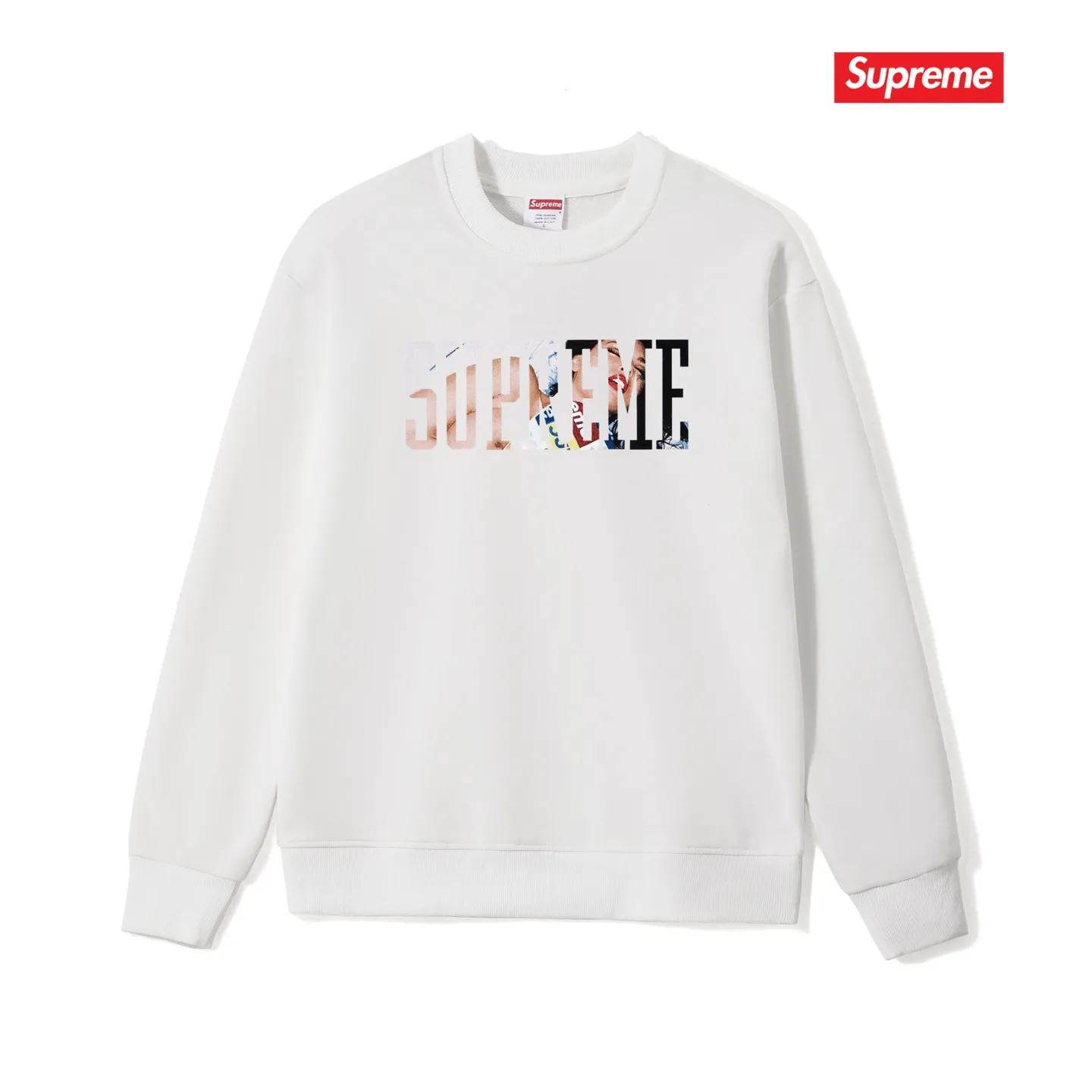 Style No. S1088 #terry p150💰 Velvet 160💰 Supreme FW24 WEEK1 Tera Patrick Tee Classic cotton printed round neck sweatshirt Made of 400 grams of large terry (drop shoulder large version) fabric, soft texture and no pilling Imported environmentally friendly printing glue The pattern is bright and three-dimensional Quality 💥Same style for men and women The upper body is trendy Color: black white gray Size: S M L XL XXL
