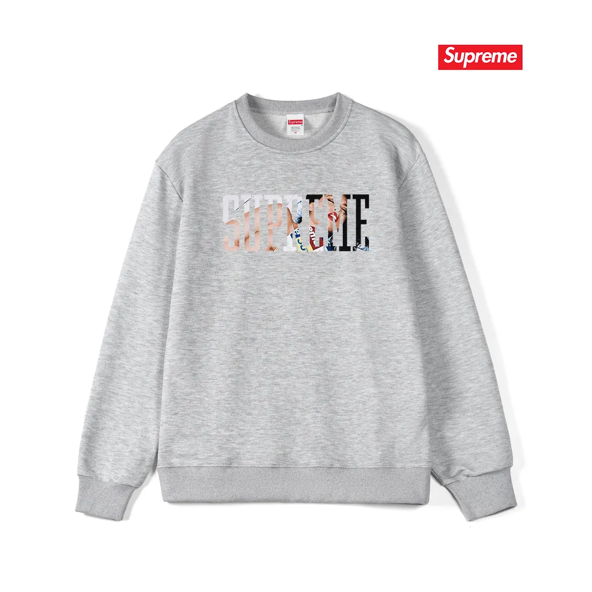 Style No. S1088 #terry p150💰 Velvet 160💰 Supreme FW24 WEEK1 Tera Patrick Tee Classic cotton printed round neck sweatshirt Made of 400 grams of large terry (drop shoulder large version) fabric, soft texture and no pilling Imported environmentally friendly printing glue The pattern is bright and three-dimensional Quality 💥Same style for men and women The upper body is trendy Color: black white gray Size: S M L XL XXL