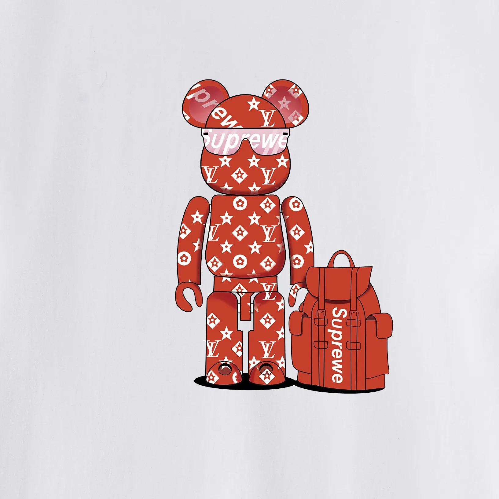 S193 P110💰 2025 new summer pure cotton sup US trendy Hong Kong short-sleeved T-shirt loose round neck large size printed half-sleeved T-shirt loose version using 260g combed cotton double yarn from fabrics to accessories All three standards are complete and follow ZP Imported Matsui Company slurry printing will never crack The whole piece is made with a three-needle five-thread process. The neckline-shoulder seam-sleeve seam is double-lined, and it looks more three-dimensional and textured. The process is the same as the authentic original version. The classic version. Feel free to compare zp. The whole piece is made of a three-needle five-thread process. The neckline-shoulder seam-sleeve seam is double-threaded, which looks more three-dimensional and textured. The process is the same as the authentic original version. The classic version. Color: Black White Light Gray Pink Navy Size: S M L XL XXL