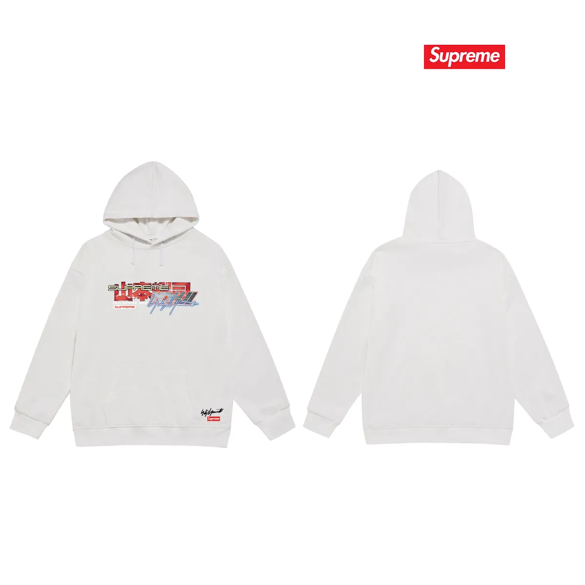 Style No. S2009 #terry P160💰 Velvet P170💰 Sup FW22 Week 4 Tekken™ Tee letter print hooded sweatshirt Made of 400g large terry 430g silver fox velvet (drop shoulder large version) fabric, soft texture and no pilling Imported environmentally friendly printing glue The pattern is bright and three-dimensional Quality 💥Same style for men and women The upper body is trendy Color: black white gray Size: S M L XL XXL