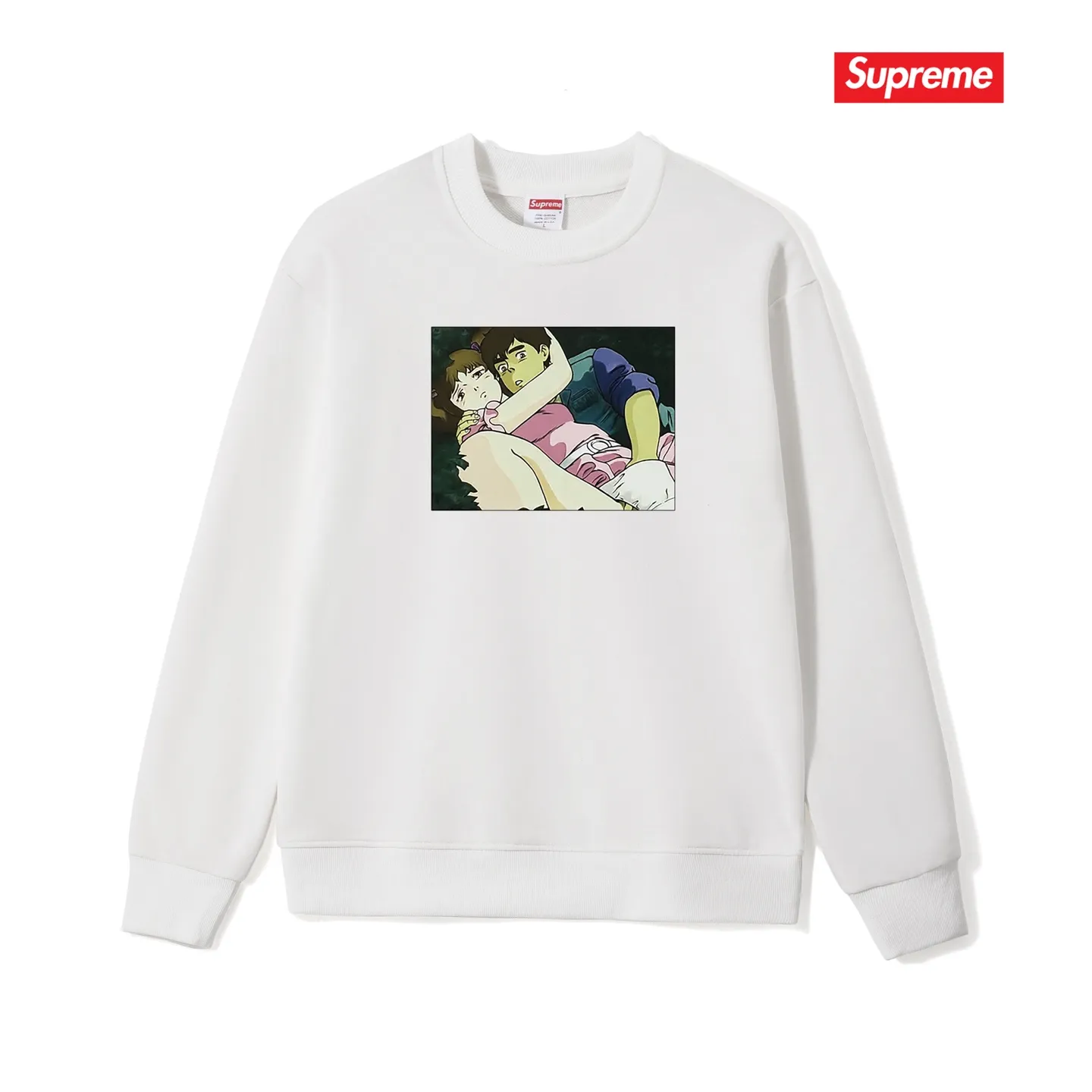 Style No. S1115 #terry p150💰 Velvet 160💰 Supreme 15FW Overfiend Touch Tee Toshio Maeda co-branded printed round neck sweatshirt Made of 400 grams of large terry (drop shoulder large version) fabric, soft texture and no pilling Imported environmentally friendly printing glue The pattern is bright and three-dimensional Quality💥Same style for men and women The upper body is trendy Color: black white gray Size: S M L XL XXL