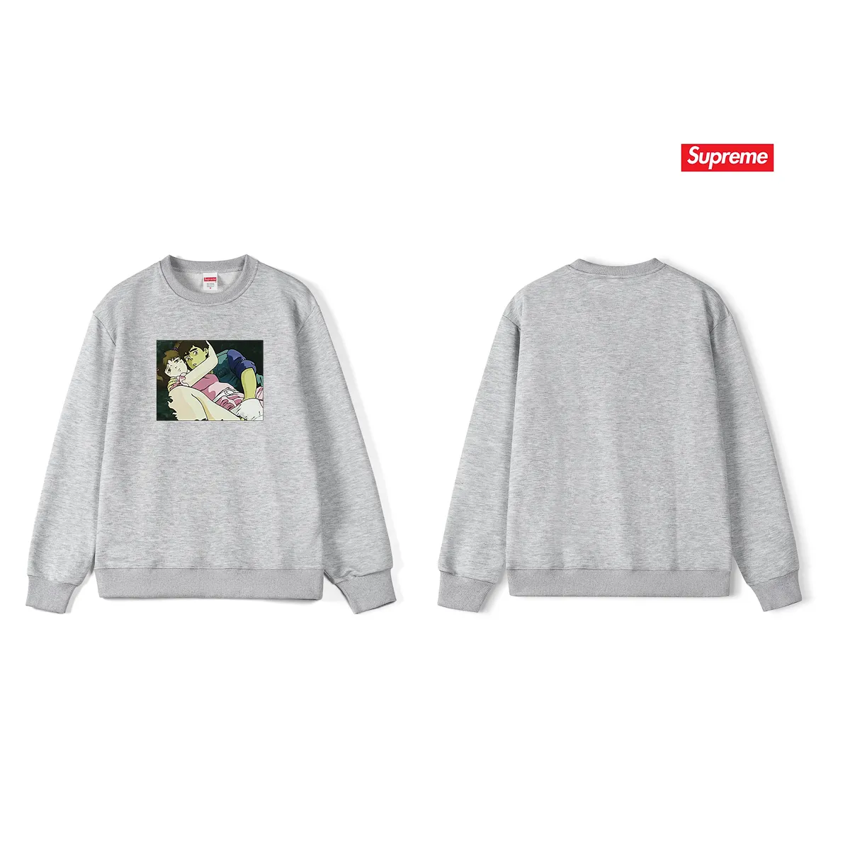 Style No. S1115 #terry p150💰 Velvet 160💰 Supreme 15FW Overfiend Touch Tee Toshio Maeda co-branded printed round neck sweatshirt Made of 400 grams of large terry (drop shoulder large version) fabric, soft texture and no pilling Imported environmentally friendly printing glue The pattern is bright and three-dimensional Quality💥Same style for men and women The upper body is trendy Color: black white gray Size: S M L XL XXL