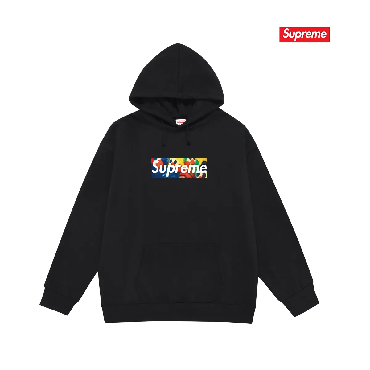 Style No. S2226 #terry P160💰 Velvet P170💰 Sup x Olaolu Slawn FW letter printed hooded sweatshirt Made of 400g large terry 430g silver fox velvet (drop shoulder large version) fabric, soft texture and no pilling Imported environmentally friendly printing glue The pattern is bright and three-dimensional Quality 💥Same style for men and women The upper body is trendy Color: black white gray Size: S M L XL XXL