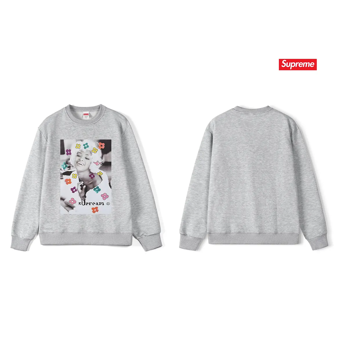Style No. S1108 #terry p150💰 Velvet 160💰 Supreme Week1Naomi Tee character print round neck sweatshirt Made of 400g large terry (drop shoulder large version) fabric, soft texture and no pilling Imported environmentally friendly printing glue The pattern is bright and three-dimensional Quality💥Same style for men and women The upper body is trendy Color: black white gray Size: S M L XL XXL