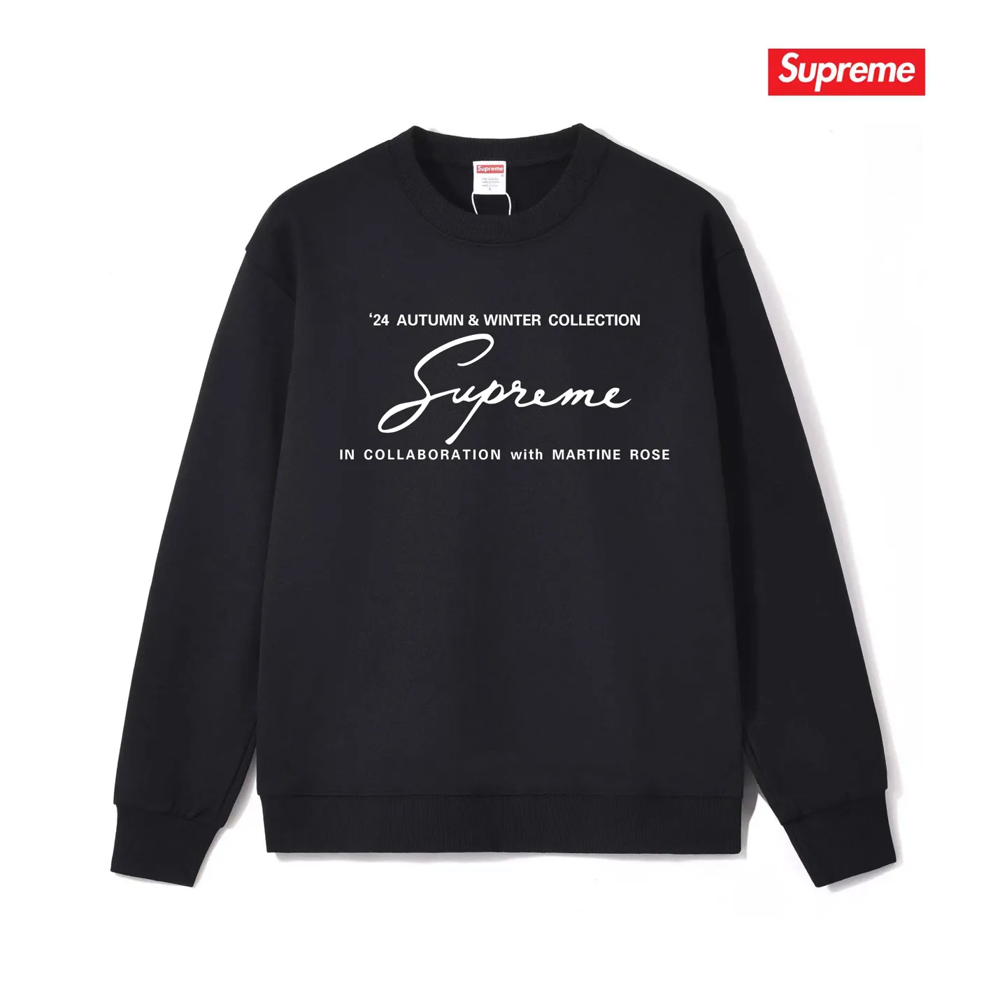 Style No. S1208 #terry p150💰 Plus velvet 160💰 New Sup letter printed round neck sweatshirt Made of 400 grams of large terry (drop shoulder large version) fabric, soft texture and no pilling Imported environmentally friendly printing glue The pattern is bright and three-dimensional Quality💥Same style for men and women The upper body is trendy Color: black white gray Size: S M L XL XXL