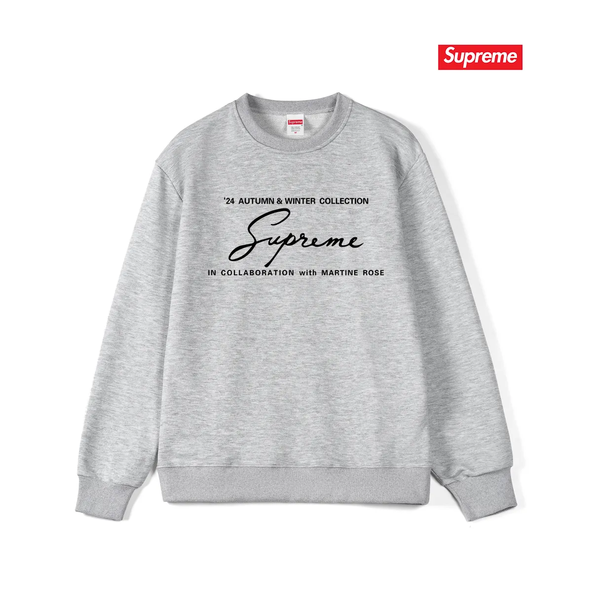 Style No. S1208 #terry p150💰 Plus velvet 160💰 New Sup letter printed round neck sweatshirt Made of 400 grams of large terry (drop shoulder large version) fabric, soft texture and no pilling Imported environmentally friendly printing glue The pattern is bright and three-dimensional Quality💥Same style for men and women The upper body is trendy Color: black white gray Size: S M L XL XXL