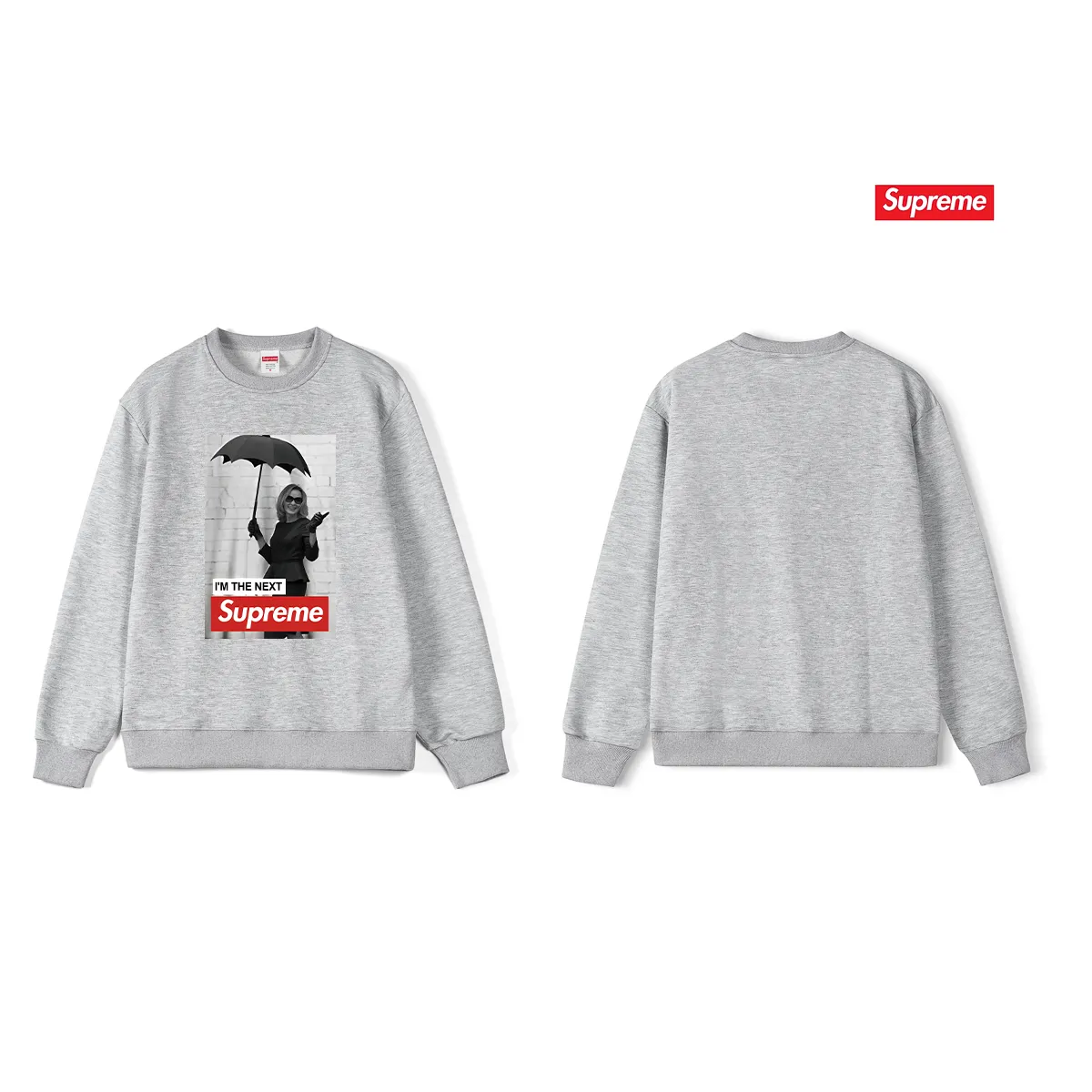 Style No. S1184 #terry p150💰 Velvet 160💰 Sup FW24 Casual, comfortable character pattern on the chest, round neck sweatshirt Made of 400g large terry (drop shoulder large version) fabric, soft and non-pilling texture, imported environmentally friendly printing glue, bright and three-dimensional pattern, quality 💥unisex style, trendy upper body, color: black, white, gray, size: S M L XL XXL