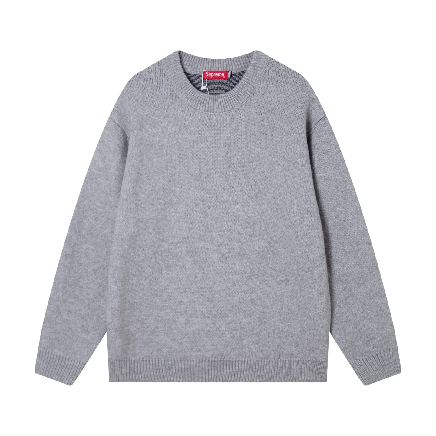 P280 Sup Letter cross on the back Round neck knitted wool Color: Gray Black Orange Size: S M L XL XXL