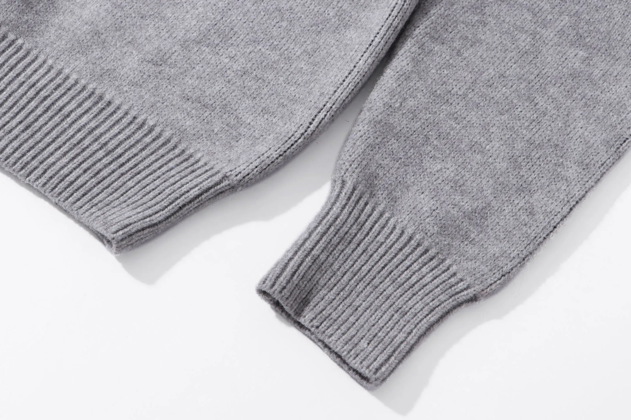 P280 Sup Letter cross on the back Round neck knitted wool Color: Gray Black Orange Size: S M L XL XXL