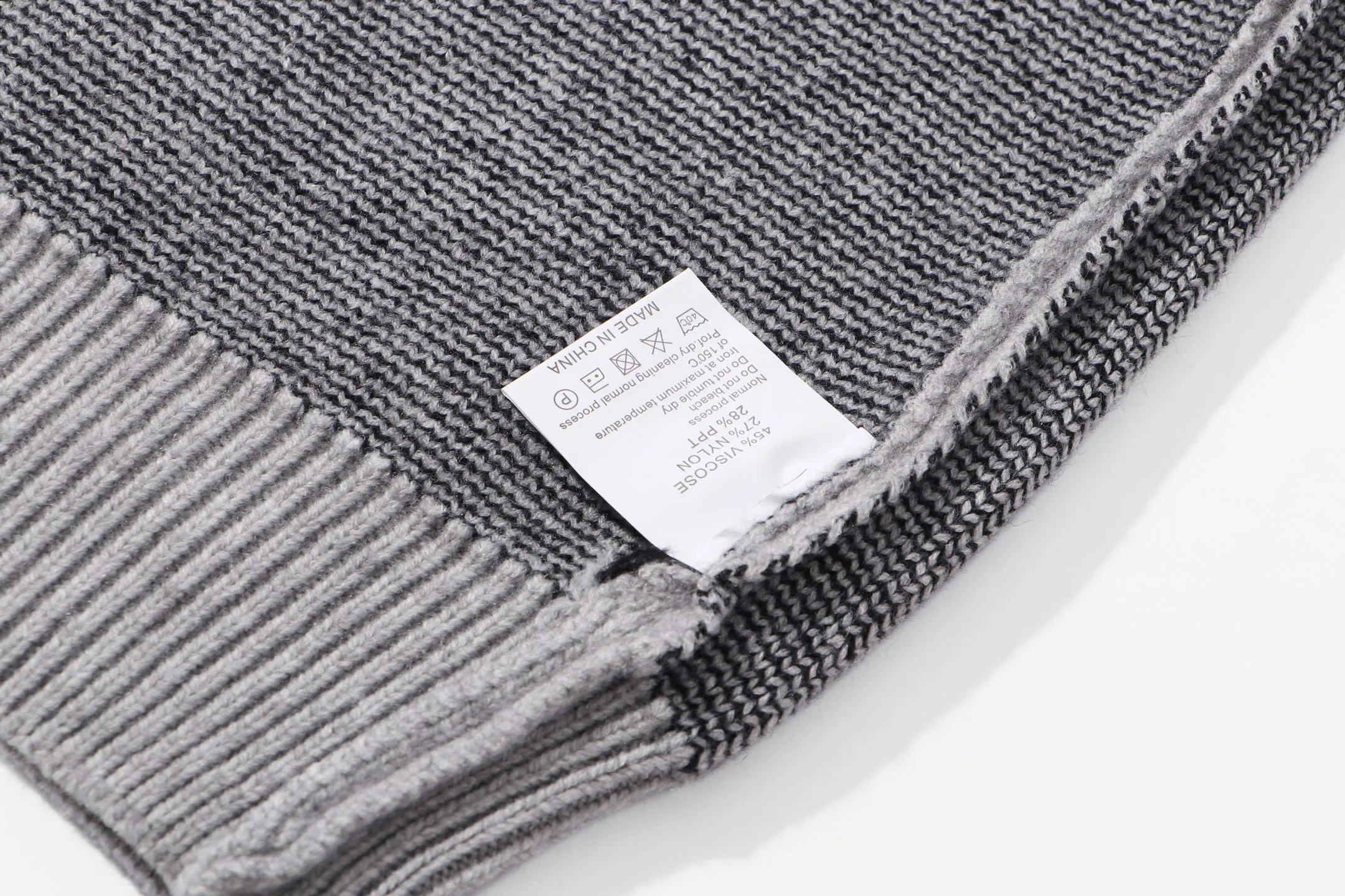 P280 Sup Letter cross on the back Round neck knitted wool Color: Gray Black Orange Size: S M L XL XXL