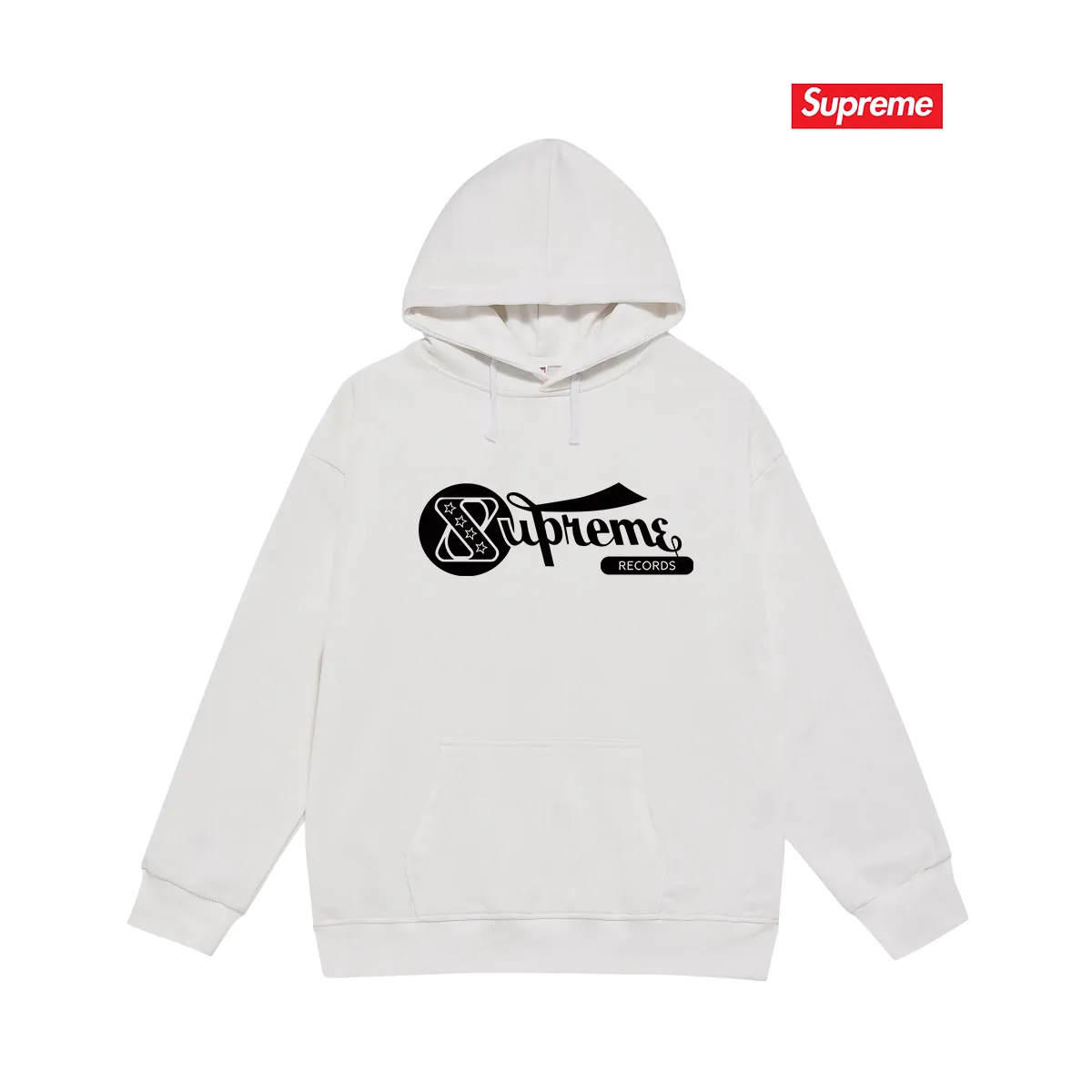 Style No. S2129 #Terry P160💰 Velvet P170💰 24ss RECORDS recorded printing hooded sweatshirt Made of 400g large terry 430g silver fox velvet (drop shoulder large version) fabric, soft texture and no pilling Imported environmentally friendly printing glue The pattern is bright and three-dimensional Quality 💥Same style for men and women The upper body is trendy Color: black white gray Size: S M L XL XXL