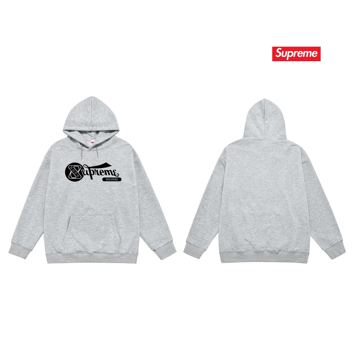 Style No. S2129 #Terry P160💰 Velvet P170💰 24ss RECORDS recorded printing hooded sweatshirt Made of 400g large terry 430g silver fox velvet (drop shoulder large version) fabric, soft texture and no pilling Imported environmentally friendly printing glue The pattern is bright and three-dimensional Quality 💥Same style for men and women The upper body is trendy Color: black white gray Size: S M L XL XXL