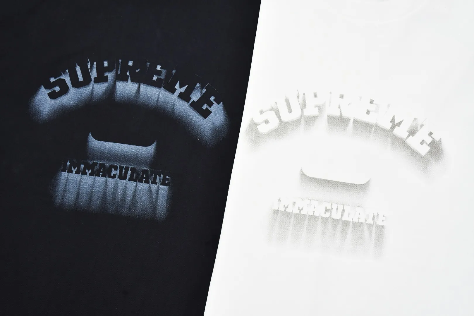 🅿️126 S152 top version Supreme 24ss Shadow Tee shadow three-dimensional logo short-sleeved T-shirt. Refuse to look at pictures to make products. Refuse to compare with wrong versions. Use cylindrical seamless technology (original technology, there are no stitched bones on the side of the clothes, the key point of identification) The fabrics are all custom-woven and dyed, 280g weight, 100% cotton, cylindrical fabric. Cylindrical fabric is a knitted fabric woven with a cylinder loom. The needles are distributed in a cylindrical shape on the fuselage. The gray fabric is a large cylinder, which needs to be opened and shaped before it can be used further. There are no slits on the side of the clothes, so there is no washing label on the side of ordinary short-sleeves. There is only one collar label behind the neck. The printing uses thermosetting ink printing imported from Belgium (different from conventional thermal transfer printing), also known as plastic ink, or self-adhesive ink. Its ingredients are: mainly composed of polyvinyl chloride (PVC) and phthalates. PVC and phthalates, solid color The thermoset ink is composed of a mixture of agents, stabilizers, and thickeners. It is not the digital direct printing advertised on the market. The printing texture of thermoset ink cannot be achieved by digital direct printing. The collar label has a watermark anti-counterfeiting effect, a real anti-counterfeiting layer, a version with a high probability of passing the inspection, and a high probability of passing the original packaging picture. Size：S-XL