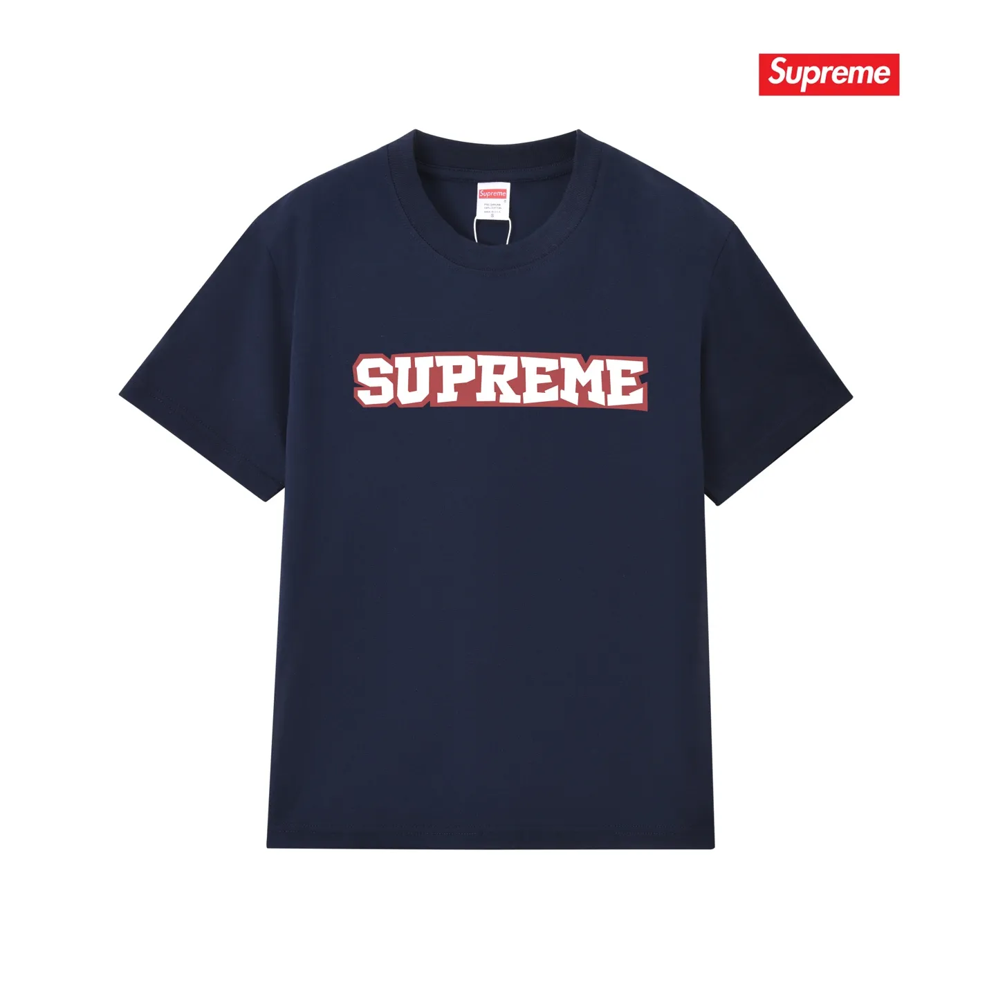 S230 P110💰 Supreme 25SS Satin Applique S/S Top printed LOGO short sleeves, loose fit, made of 260g combed cotton double yarn, all three standards from fabrics to accessories, ZP, imported Matsui company slurry printing will never crack, the whole piece adopts three-needle five-thread process. The neckline-shoulder seam-sleeve seam is double-lined, looks more three-dimensional and textured) and the original version has the same craftsmanship, classic version Feel free to compare zp. The whole piece adopts three-needle five-thread craftsmanship (neckline-shoulder seam-sleeve seam double thread, which looks more three-dimensional and textured). It has the same craftsmanship as the original original, classic version. Color: black, white, light gray, pink, navy. Size: S M L XL XXL
