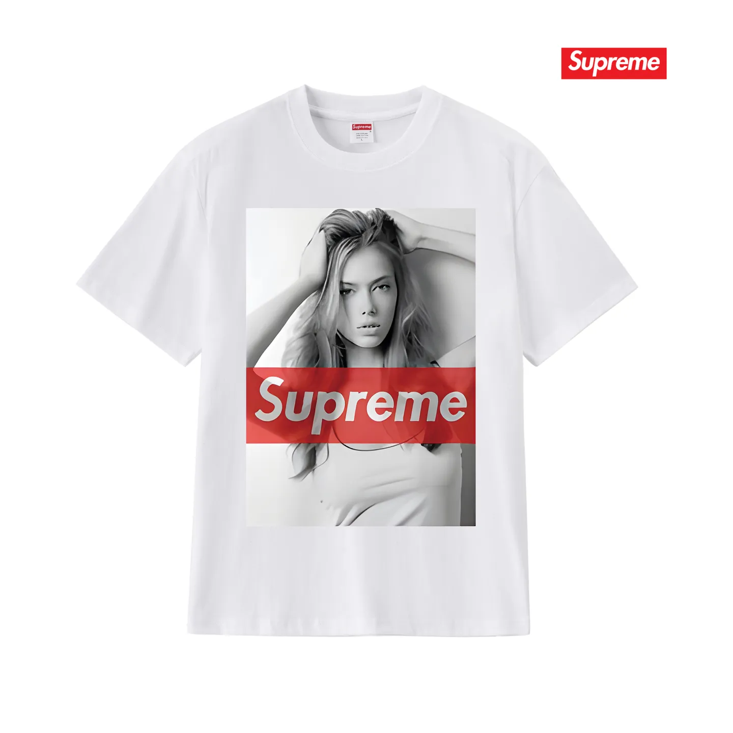 S205 P110💰 Summer new fashion brand pure cotton beauty picture short-sleeved men's and women's T-shirt round neck casual loose couple style loose fit using 260 grams of combed cotton double yarn from fabric to accessories, all three standards are complete and ZP imported Matsui Company's slurry printing will never crack The whole piece adopts three-needle five-thread technology (neckline-shoulder seam-sleeve seam double line, looks more three-dimensional and textured) and the original original craftsmanship, classic version Feel free to compare zp. The whole piece adopts three-needle five-thread craftsmanship (neckline-shoulder seam-sleeve seam double thread, which looks more three-dimensional and textured). It has the same craftsmanship as the original original, classic version. Color: black, white, light gray, pink, navy. Size: S M L XL XXL