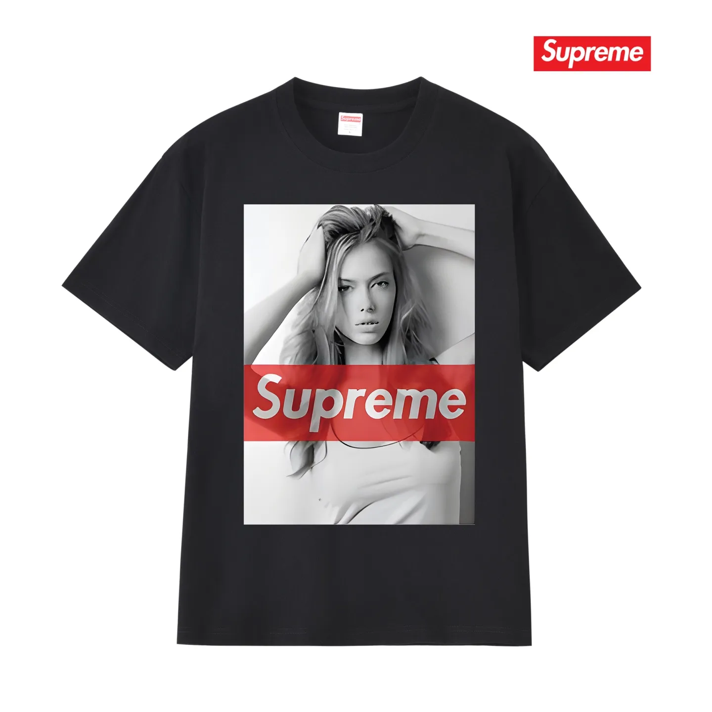 S205 P110💰 Summer new fashion brand pure cotton beauty picture short-sleeved men's and women's T-shirt round neck casual loose couple style loose fit using 260 grams of combed cotton double yarn from fabric to accessories, all three standards are complete and ZP imported Matsui Company's slurry printing will never crack The whole piece adopts three-needle five-thread technology (neckline-shoulder seam-sleeve seam double line, looks more three-dimensional and textured) and the original original craftsmanship, classic version Feel free to compare zp. The whole piece adopts three-needle five-thread craftsmanship (neckline-shoulder seam-sleeve seam double thread, which looks more three-dimensional and textured). It has the same craftsmanship as the original original, classic version. Color: black, white, light gray, pink, navy. Size: S M L XL XXL