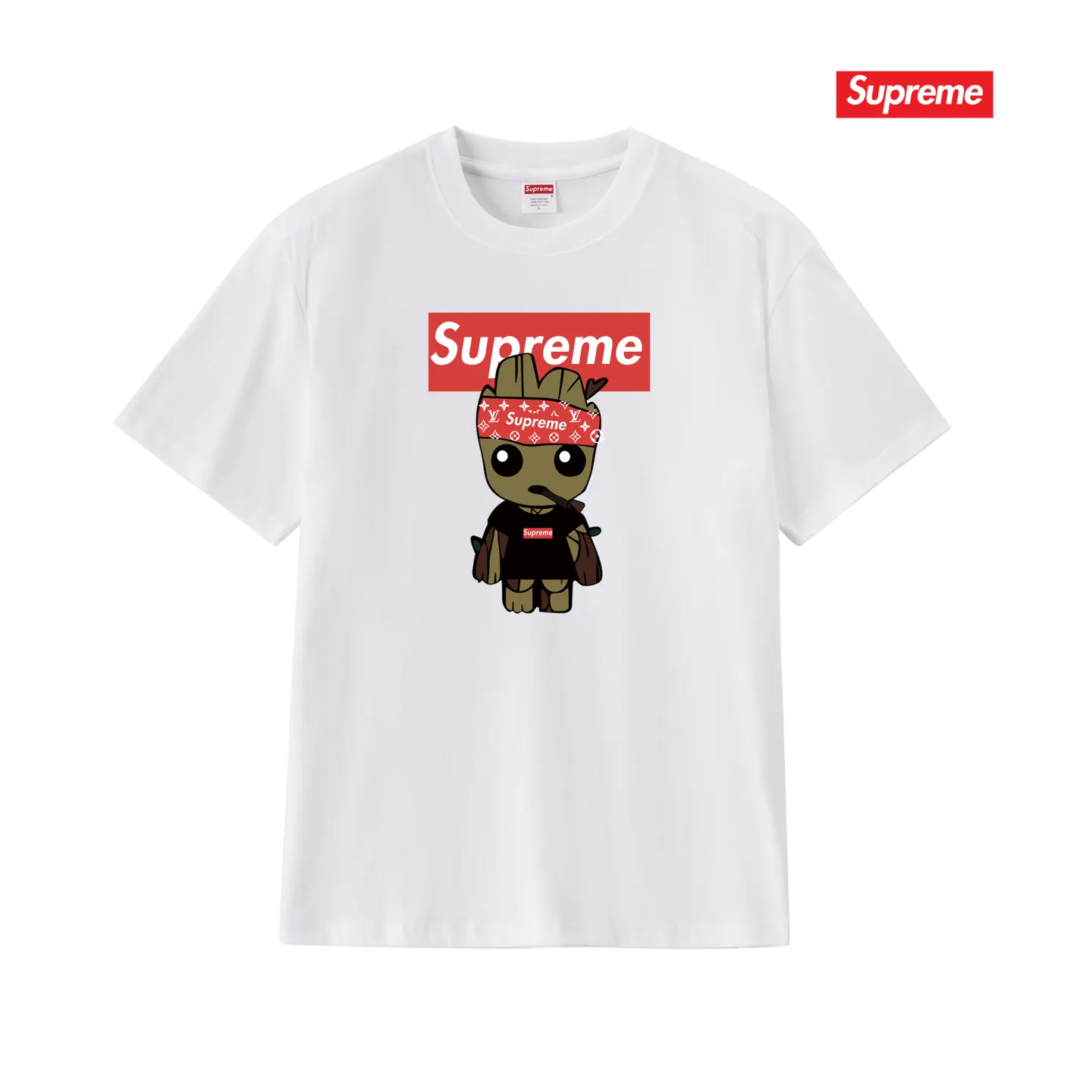 S164 P110💰 Sup Cartoon animation printed short-sleeved T-shirt, loose round neck pure cotton half-sleeved shirt, loose fit, made of 260g combed cotton double yarn, all three standards from fabric to accessories, ZP, imported Matsui company slurry printing will never crack, the whole piece adopts three-needle five-thread process. The neckline-shoulder seam-sleeve seam is double-lined, looks more three-dimensional and textured) The same process as the original version, classic version Feel free to compare zp. The whole piece adopts three-needle five-thread craftsmanship (neckline-shoulder seam-sleeve seam double thread, which looks more three-dimensional and textured). It has the same craftsmanship as the original original, classic version. Color: black, white, light gray, navy blue, pink. Size: S M L XL XXL